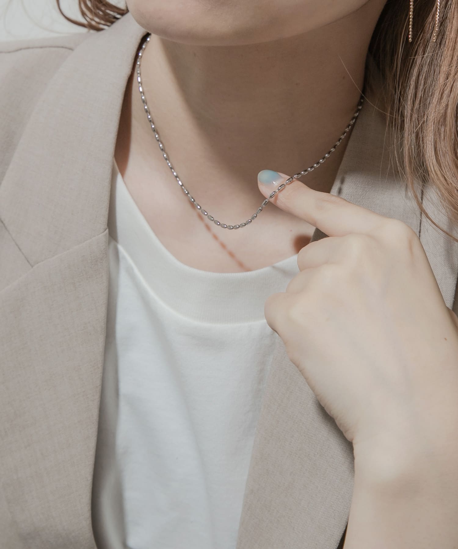 2セットネックレス SLV -