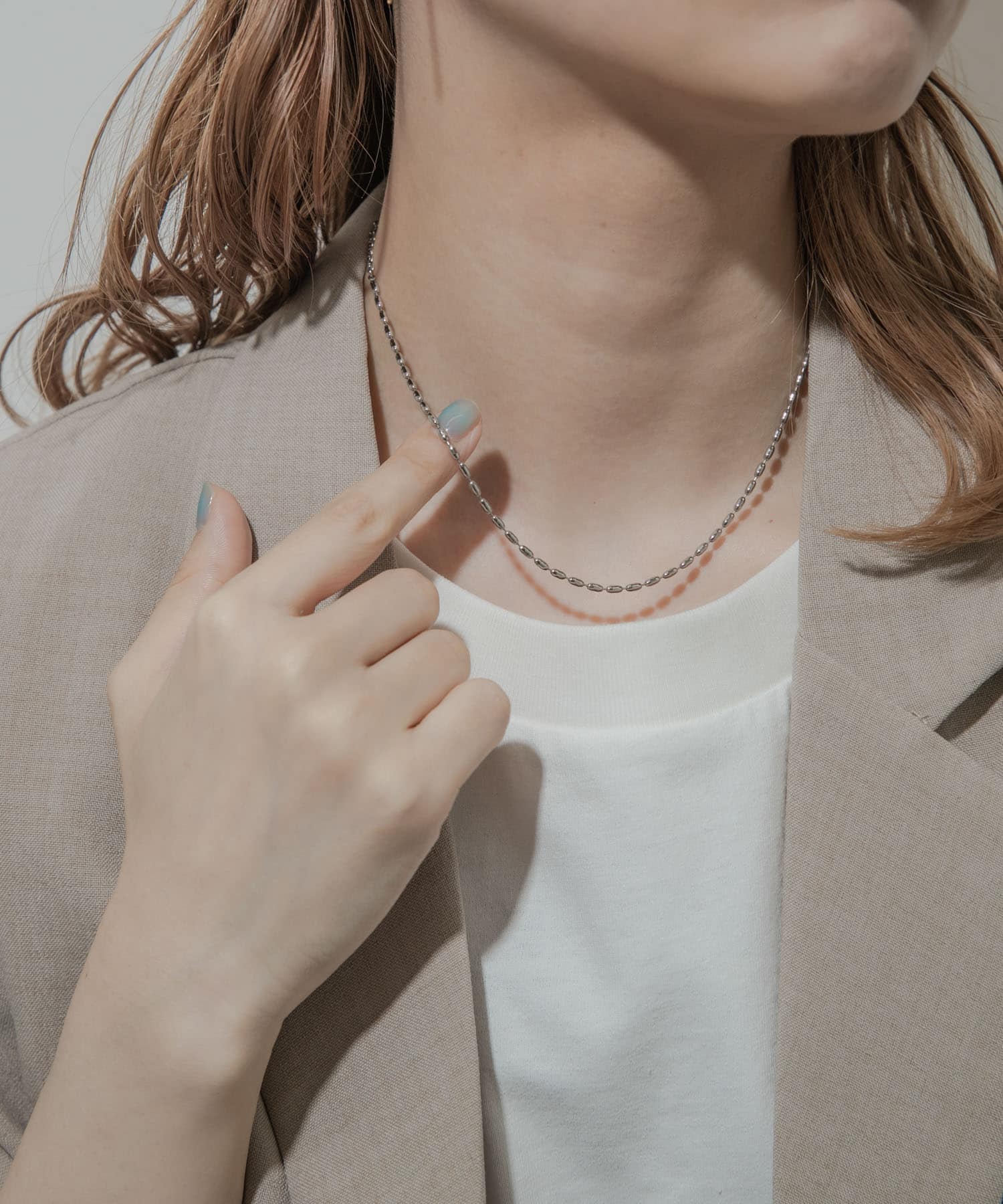 2セットネックレス SLV -