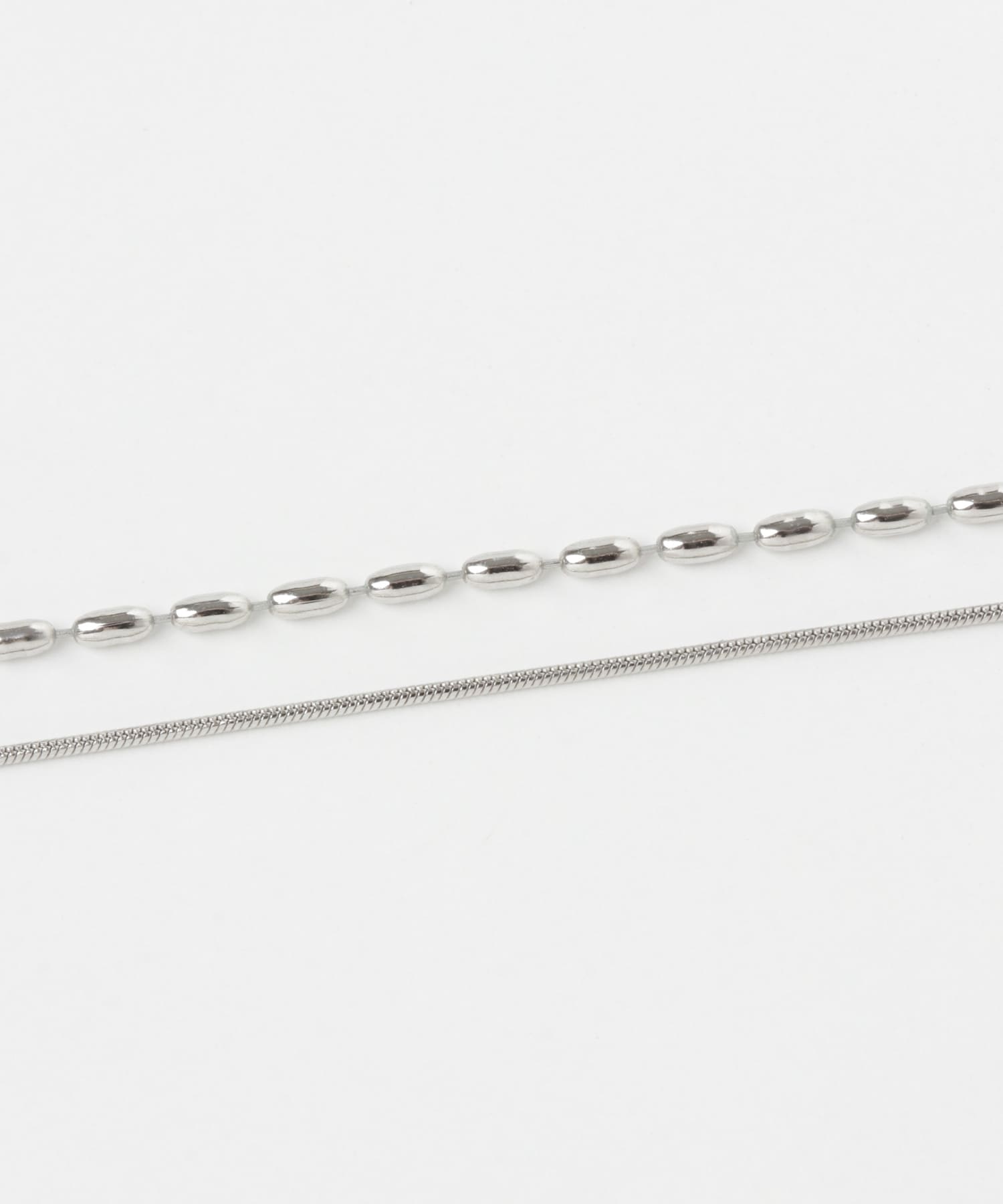 2セットネックレス SLV -