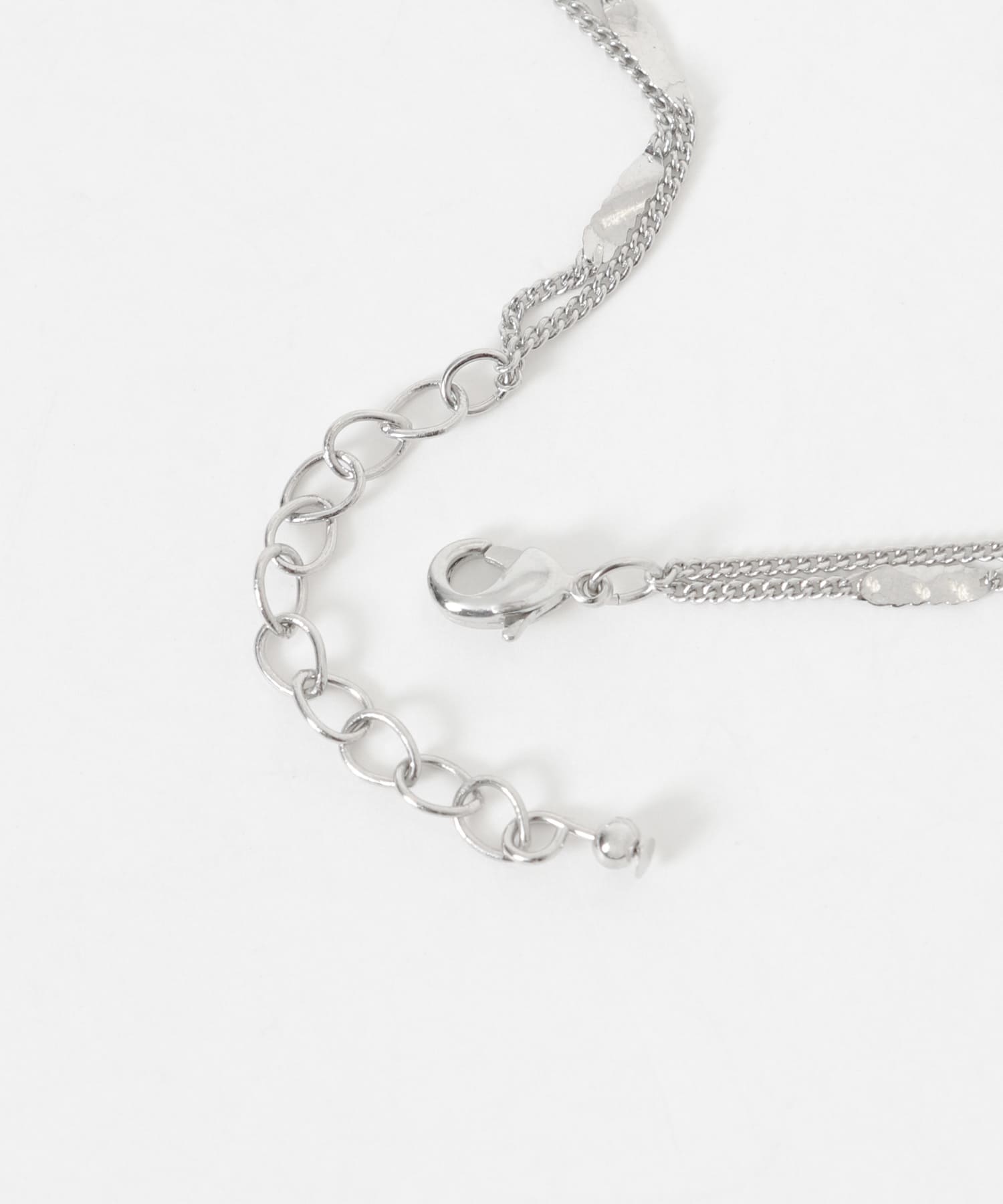 コンビメッキ2セットネックレス GLD/SLV -
