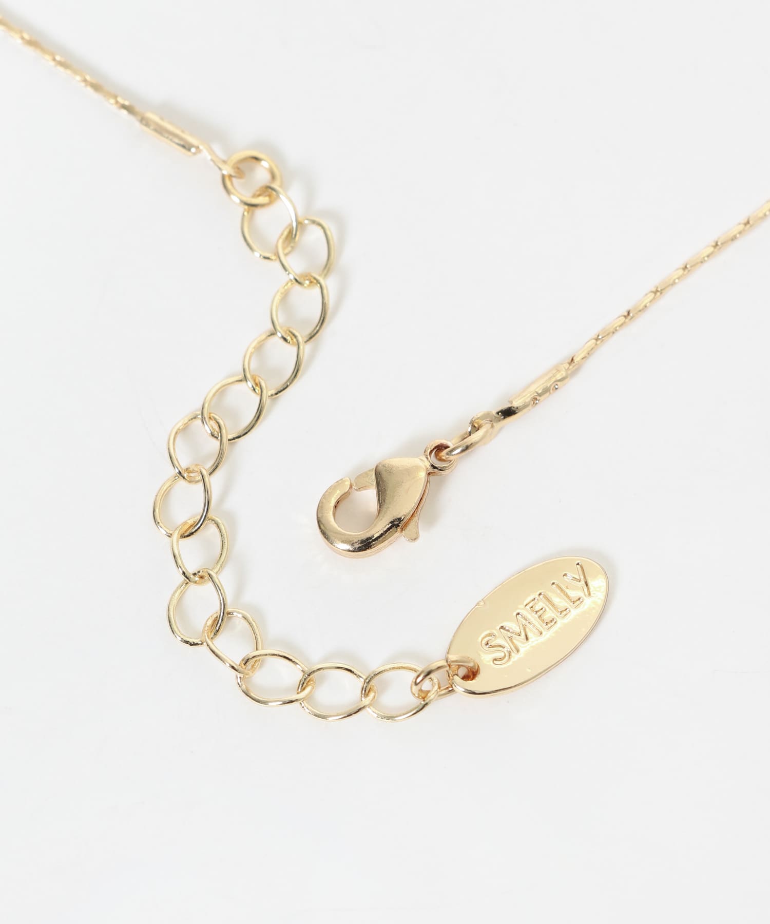 リボンチェーンネックレス GLD -