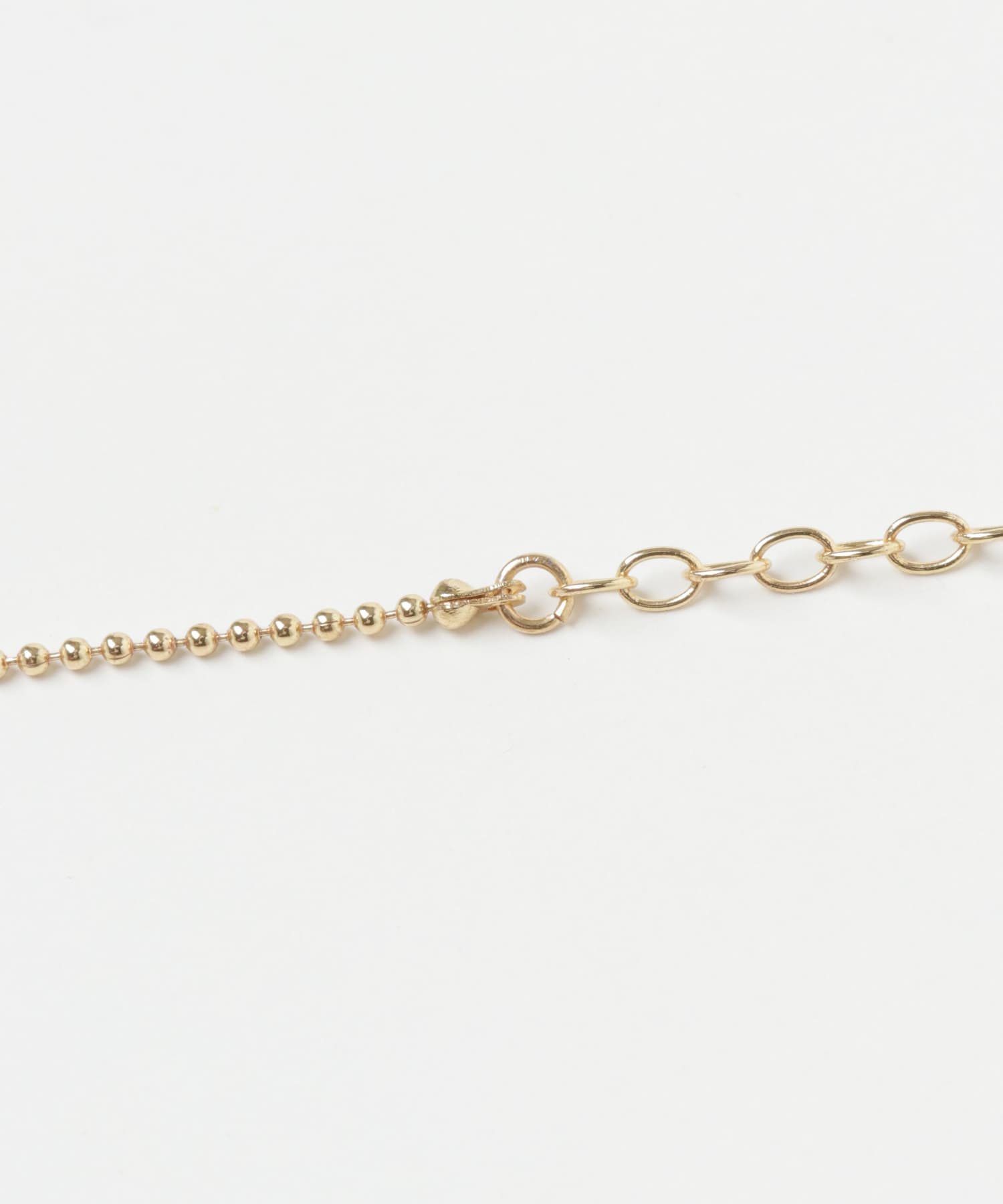 オーバルトップチェーンキリカエYネックレス GLD -