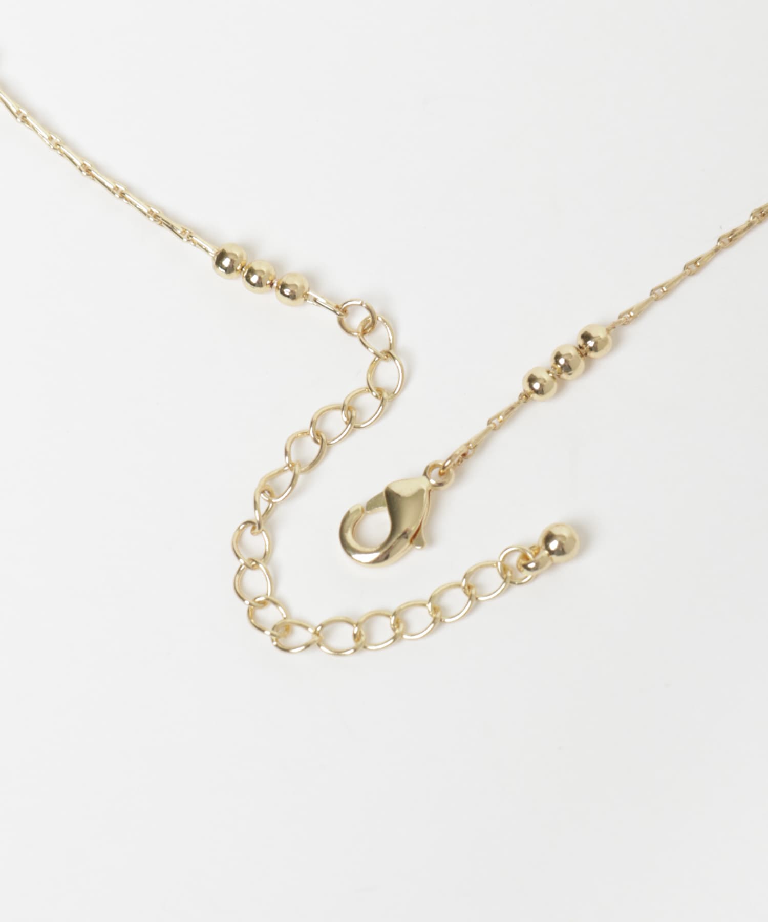 ボールスネークチェーン2セットネックレス GLD -