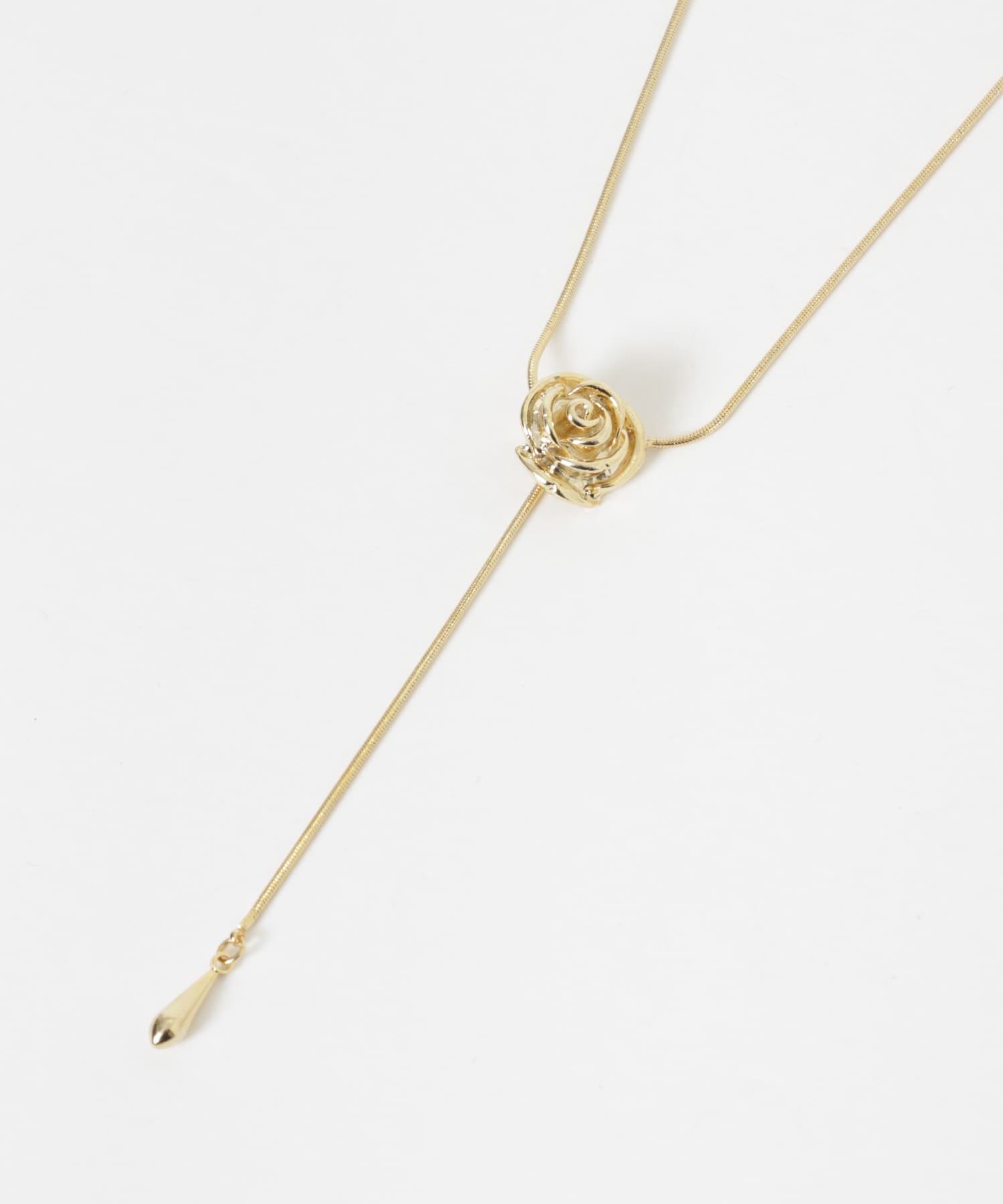 ローズスライドYネックレス GLD -