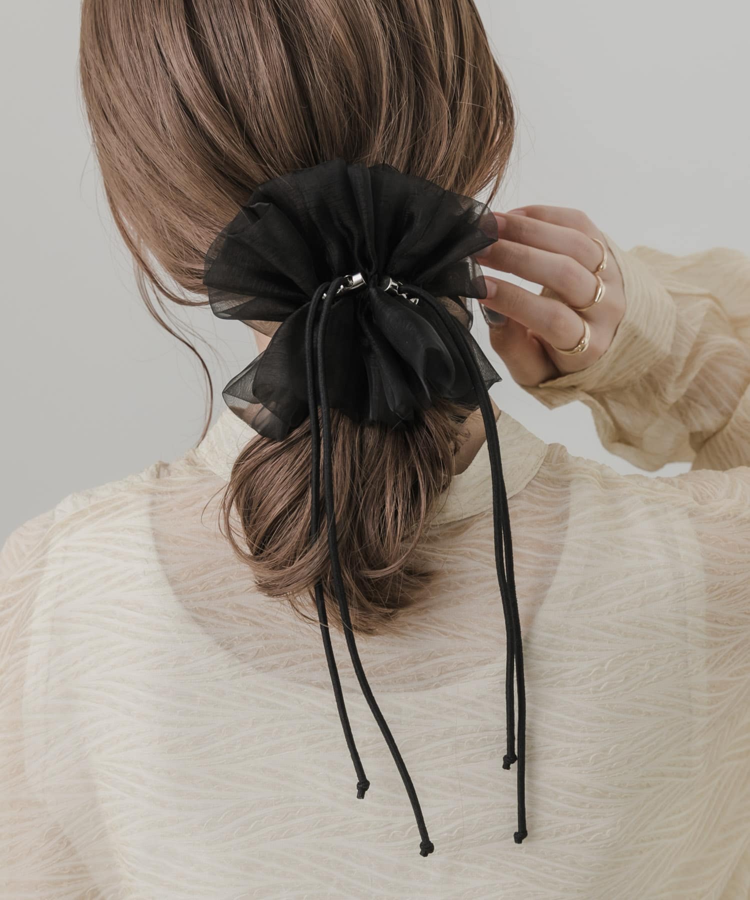 ドローコードシアーシュシュ BLK -