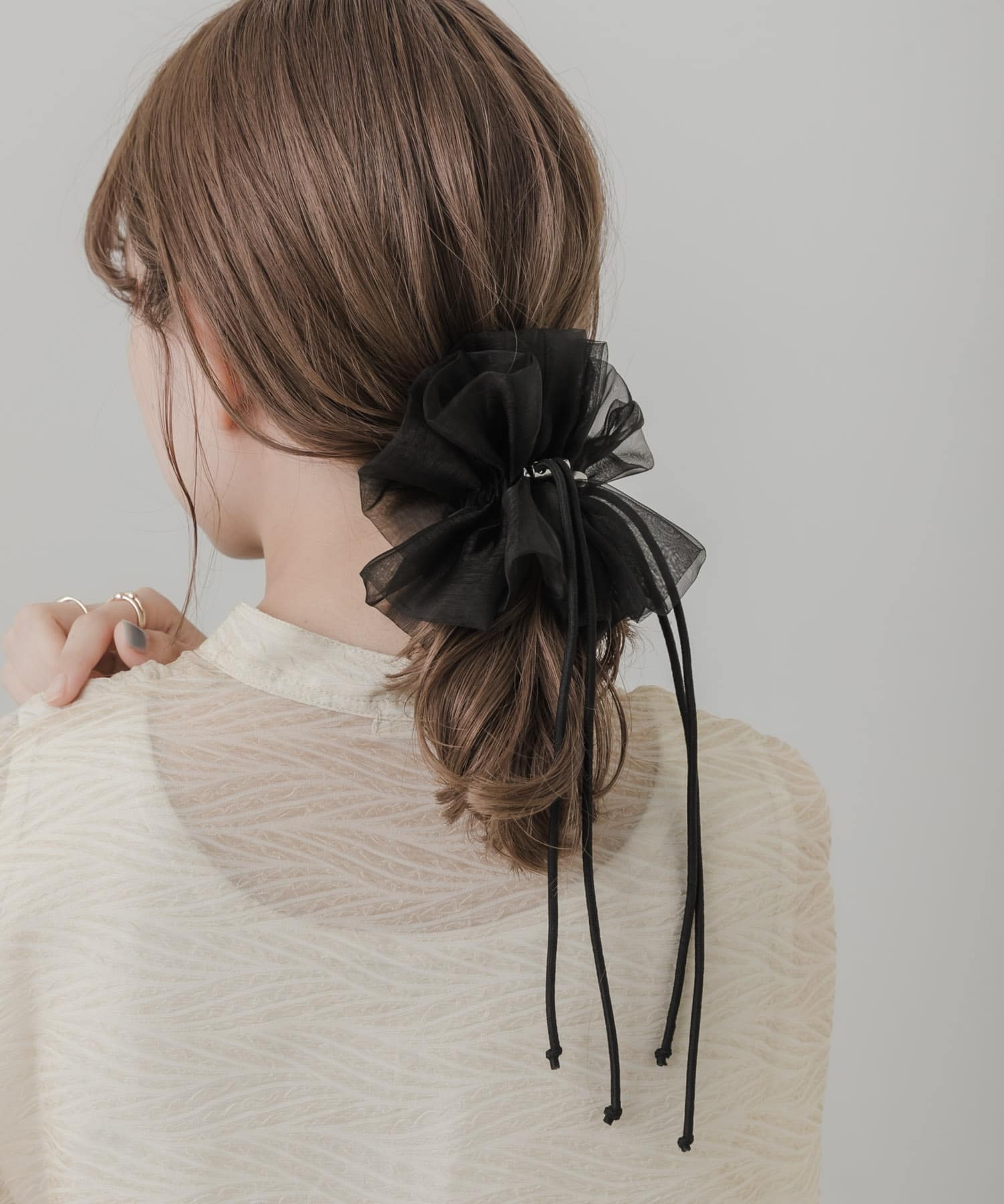 ドローコードシアーシュシュ BLK -