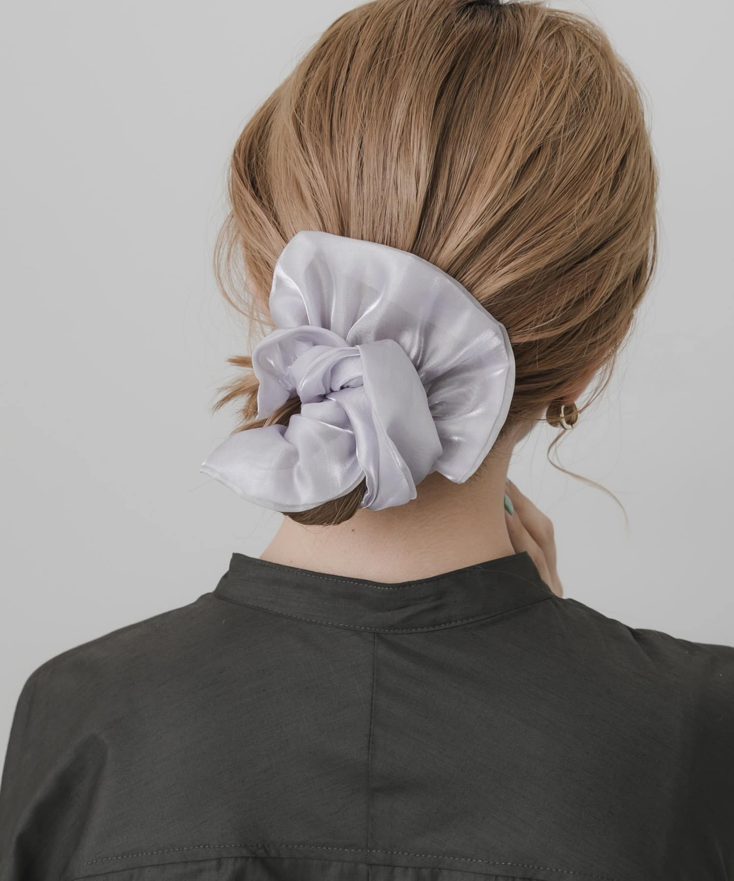 ボリュームシュシュ GRY -