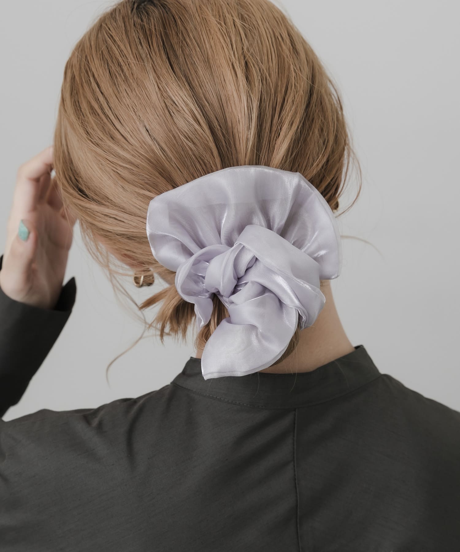 ボリュームシュシュ GRY -