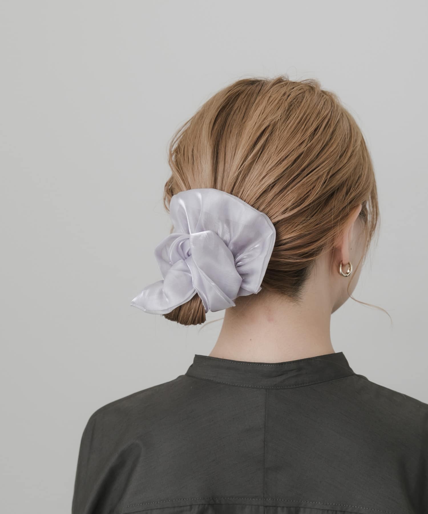 ボリュームシュシュ GRY -