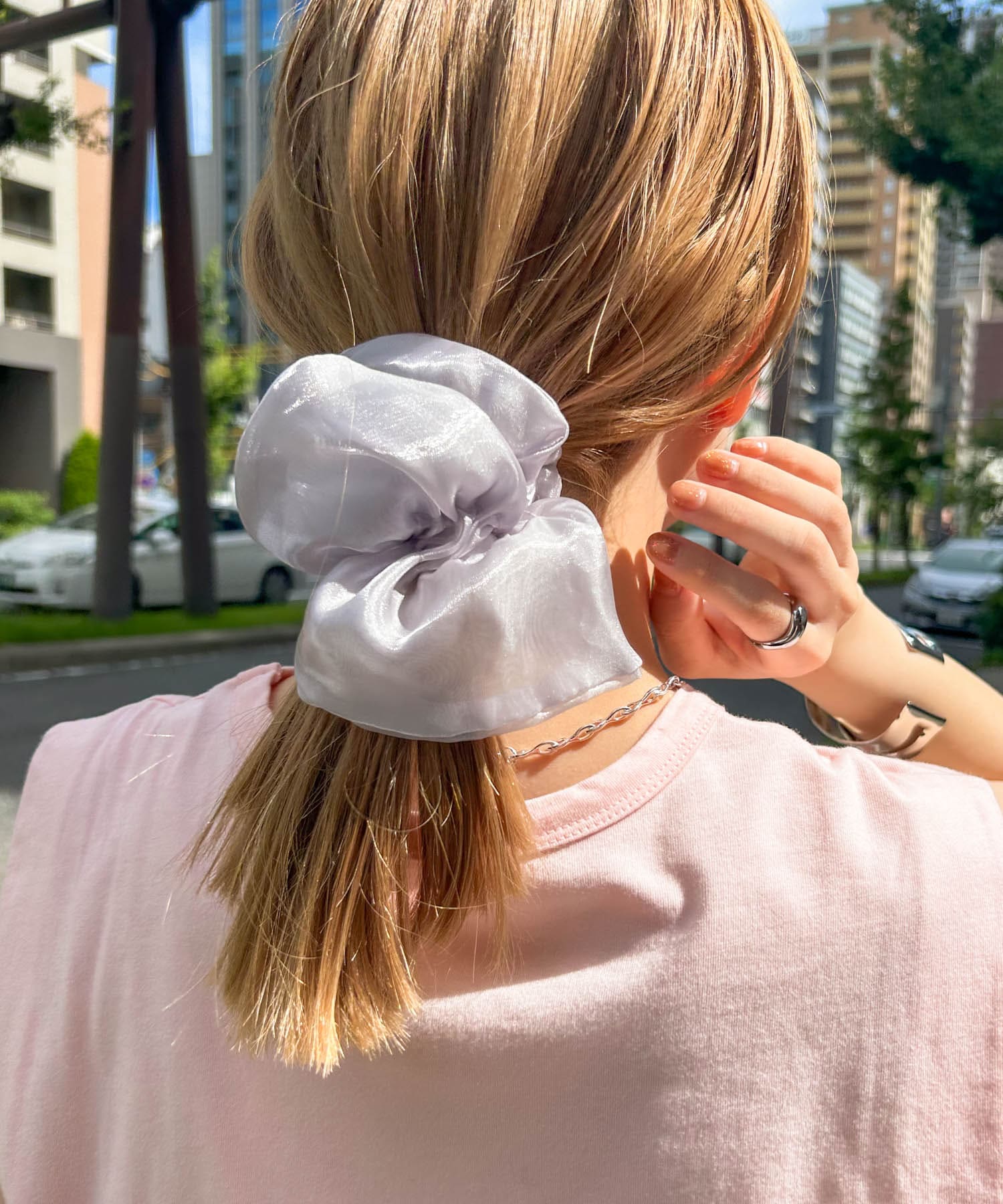 ボリュームシュシュ GRY -