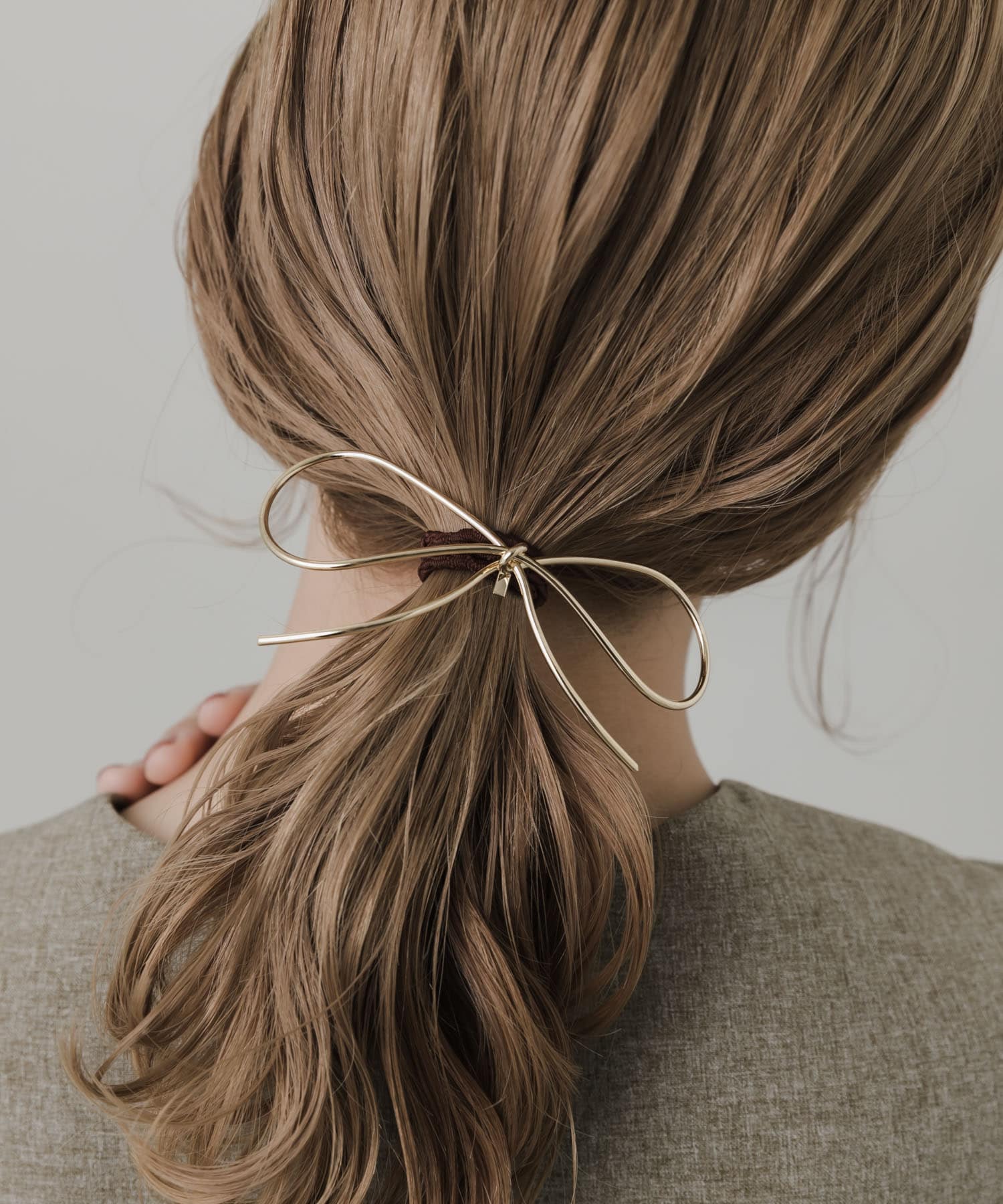 メタルリボンヘアカフ GLD -