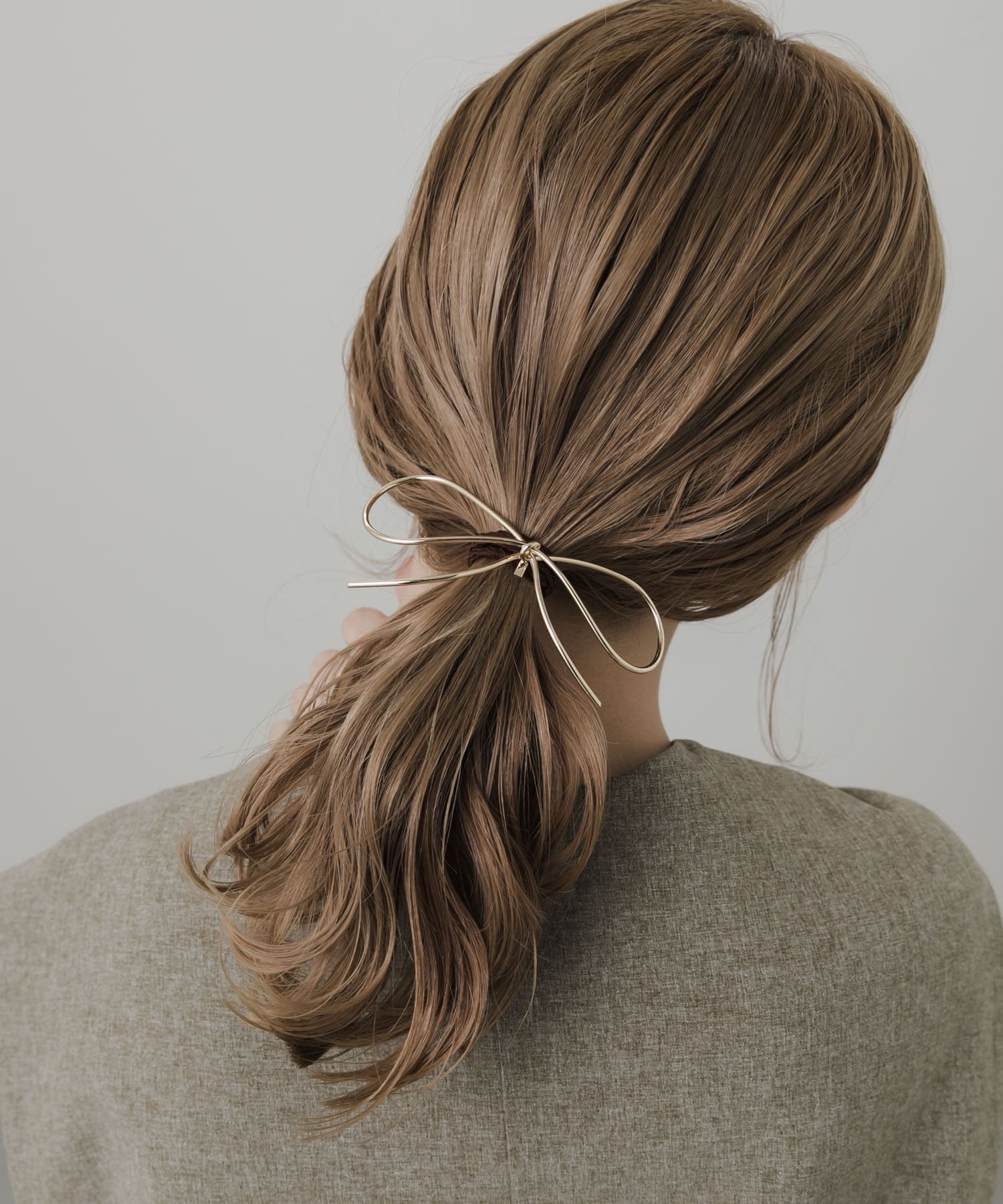 メタルリボンヘアカフ GLD -