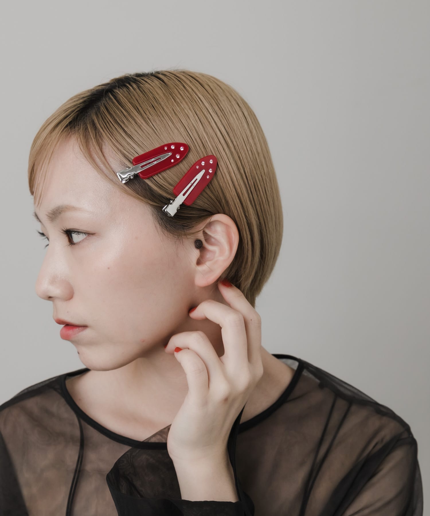 2セットメイクアップピン RED -