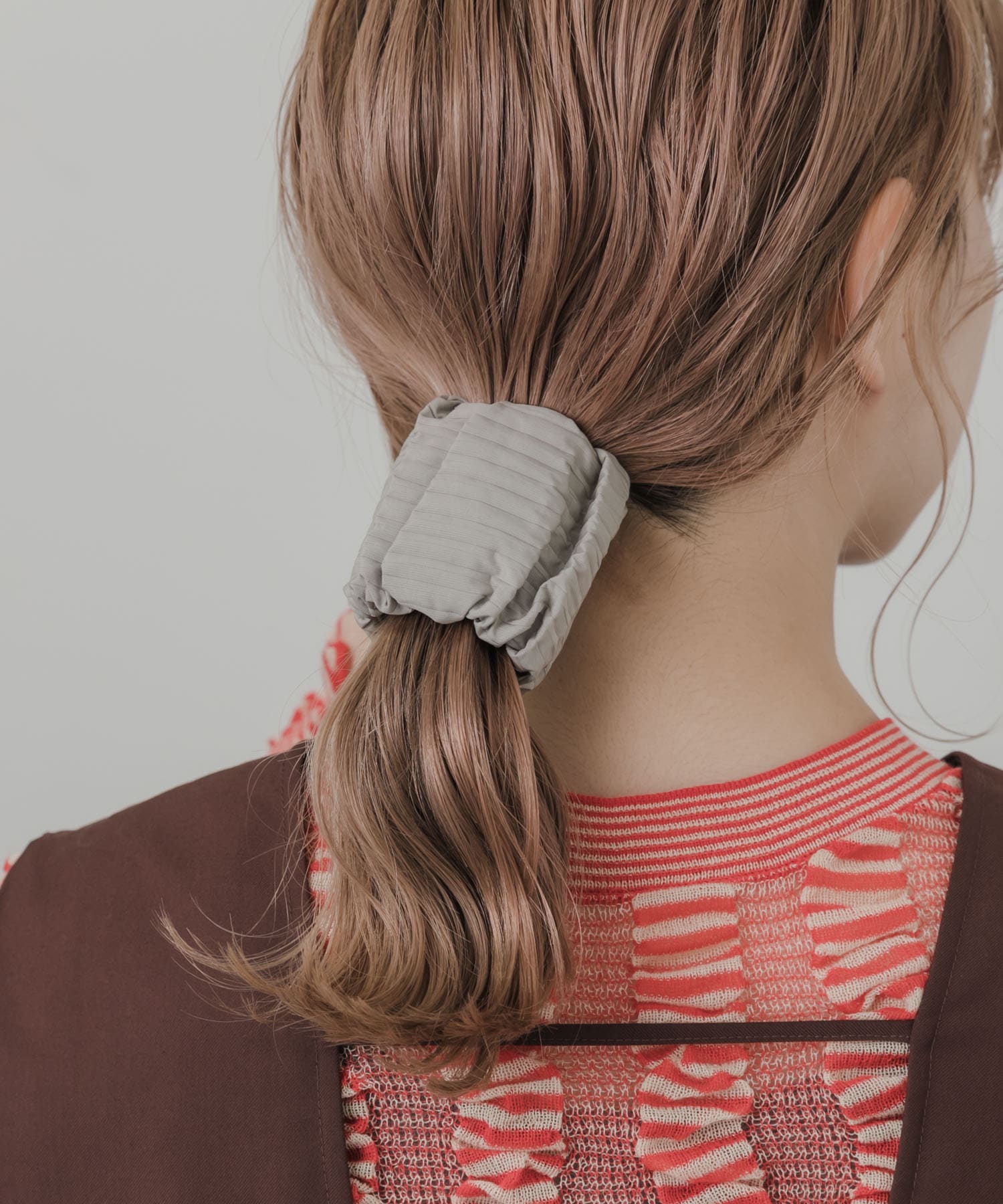 ワイドロールヘアカフ BEG -