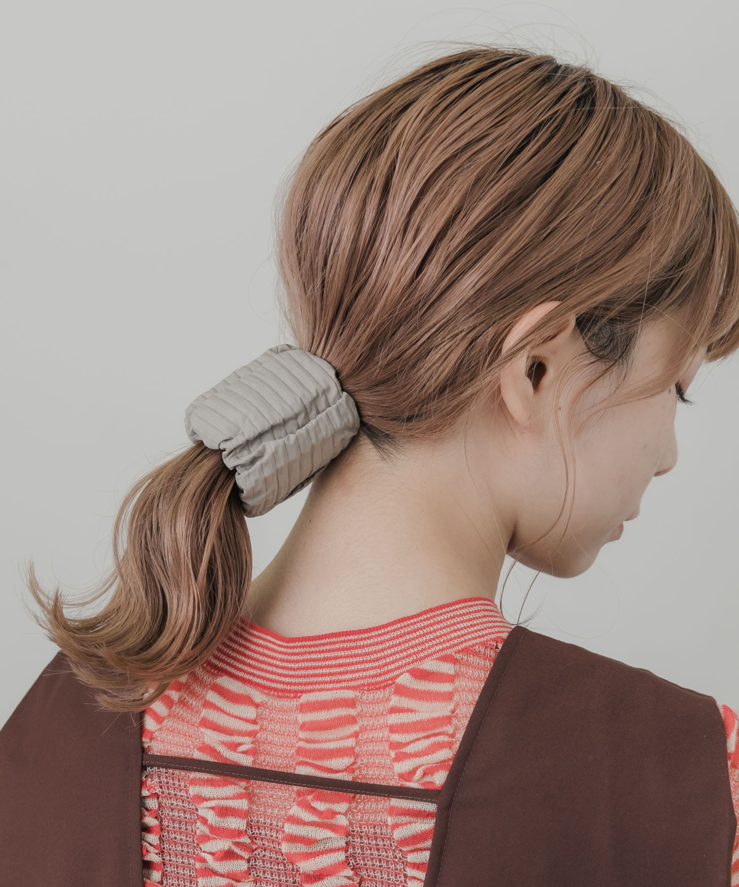 ワイドロールヘアカフ BEG -