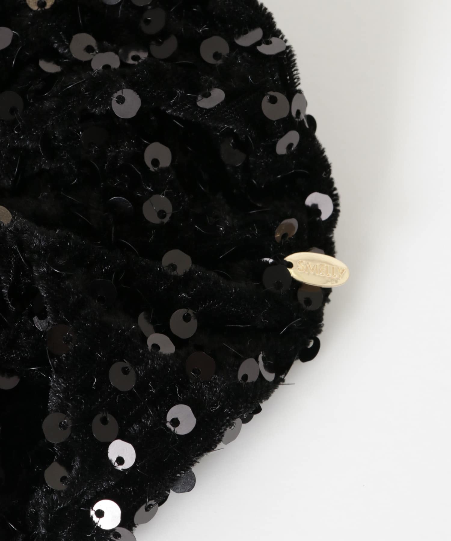 スパンコールシュシュ BLK -
