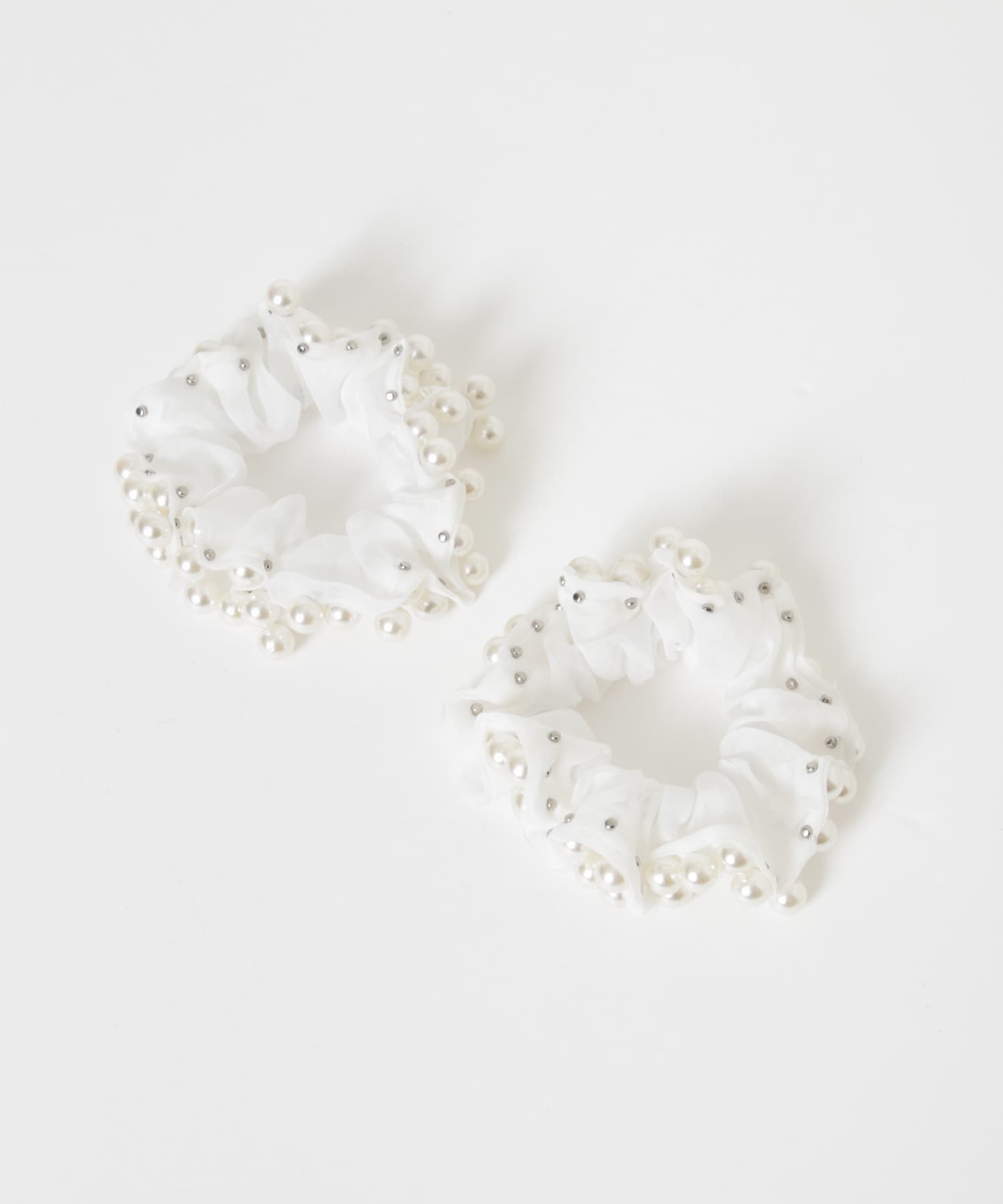 パールシアー2セットミニシュシュ WHT -