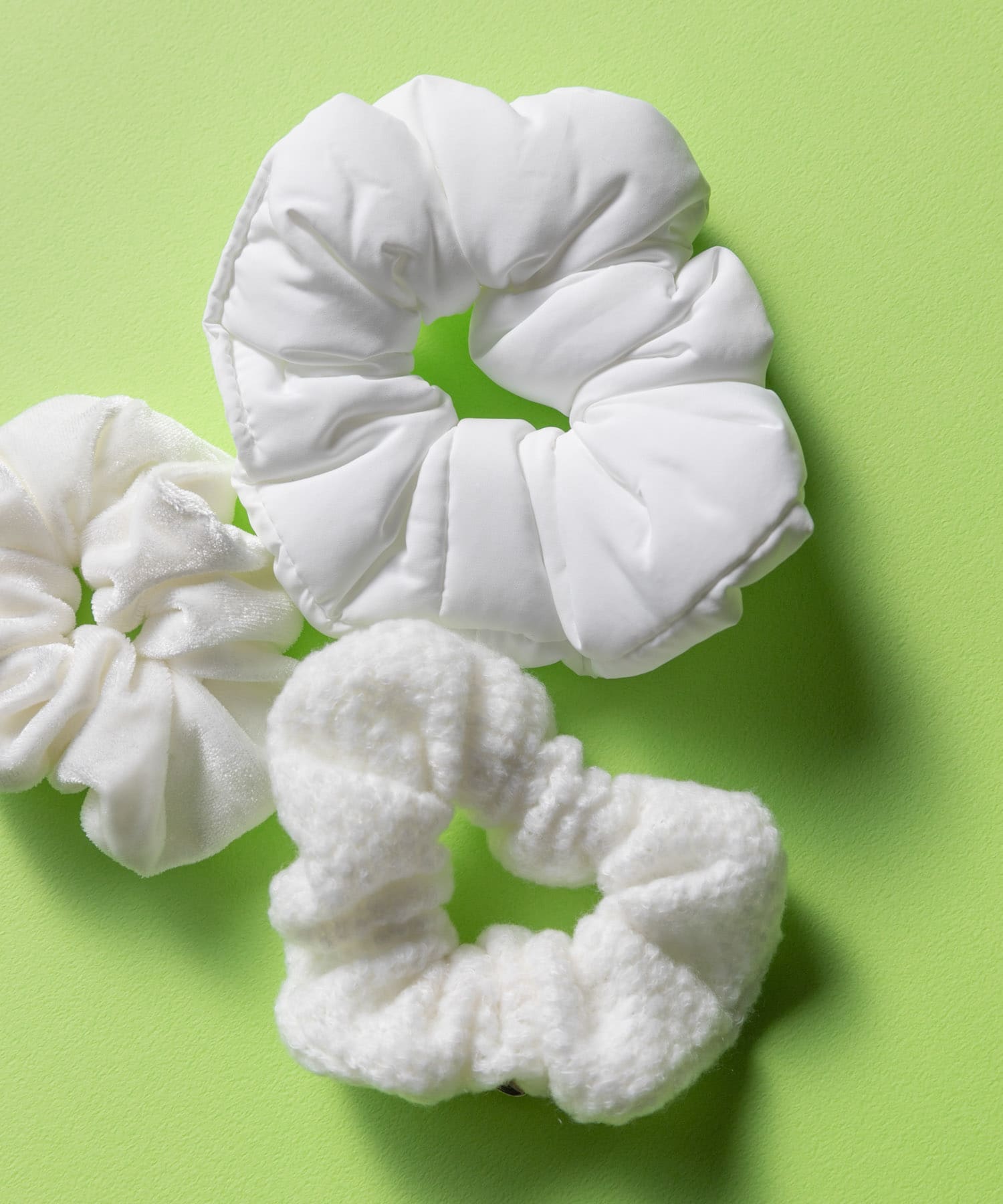 3セットシュシュ WHT -