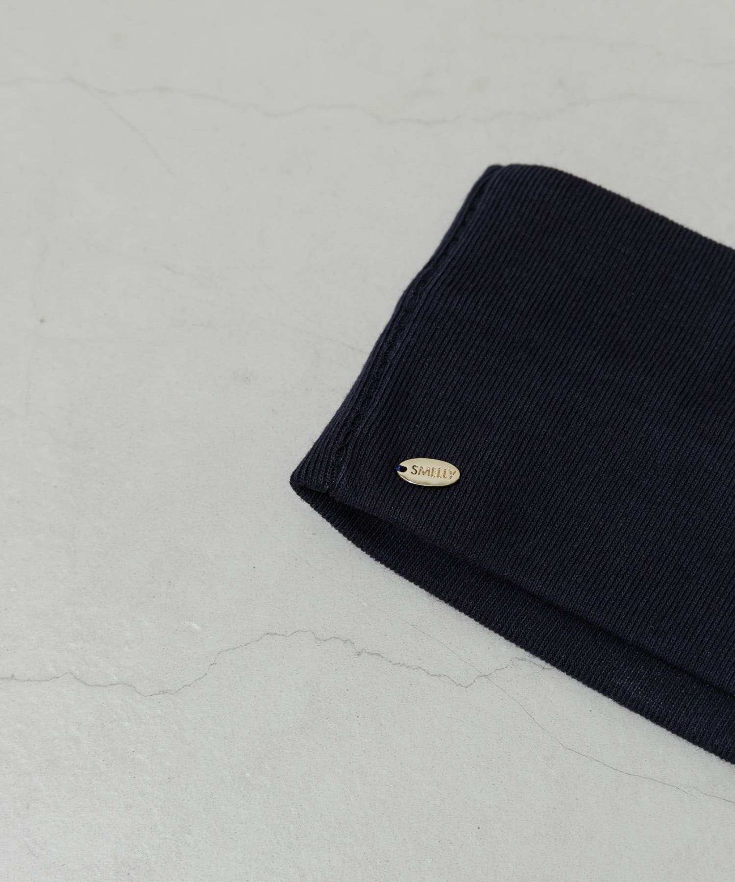 シンプルリブヘアバンド NVY -