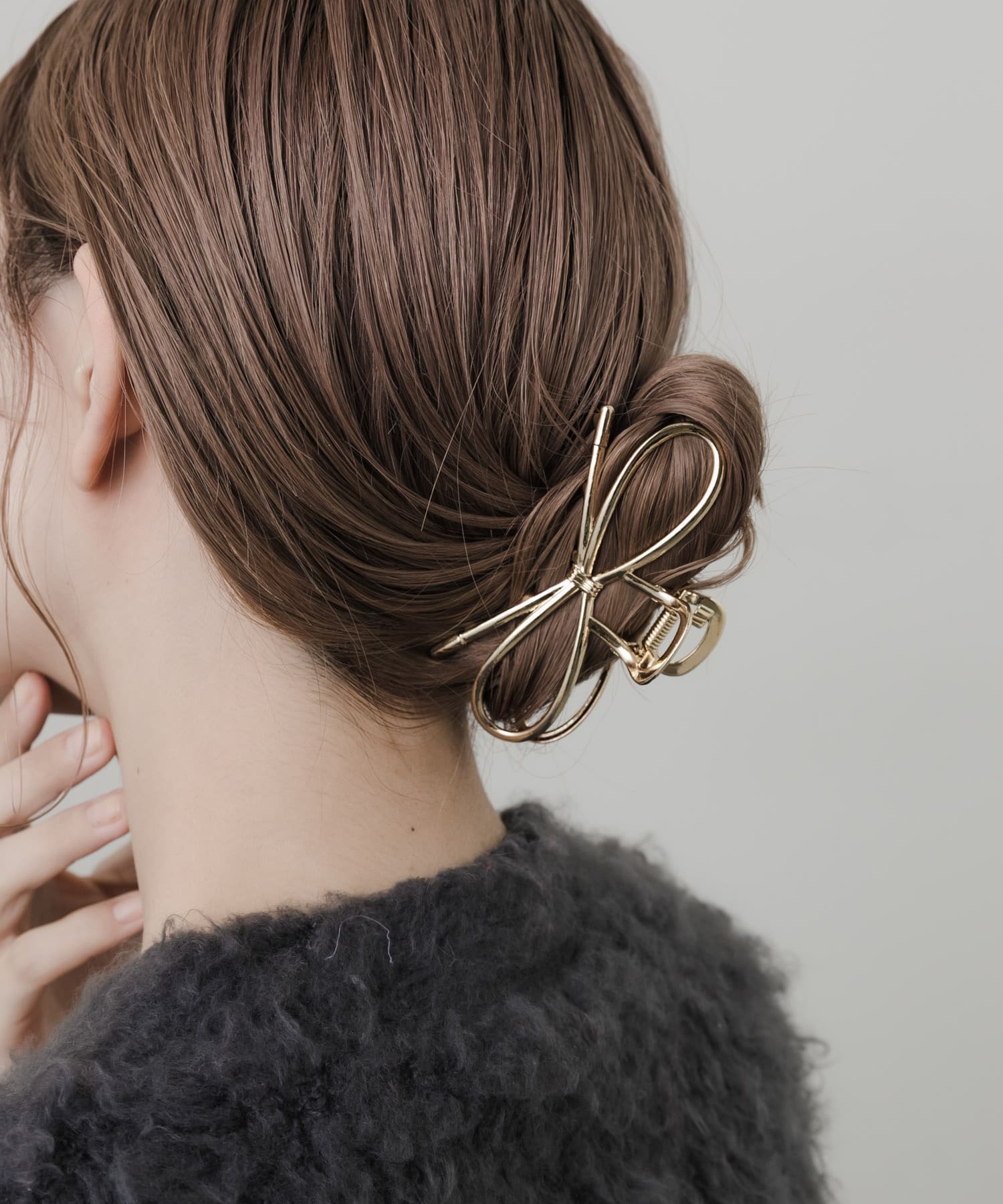 ALEXANDRE 水色リボン ヘアアクセサリー MADE IN FRANCE リボンNO.64】RibbonDressシリーズ 刺繍リボン ヘアアクセ