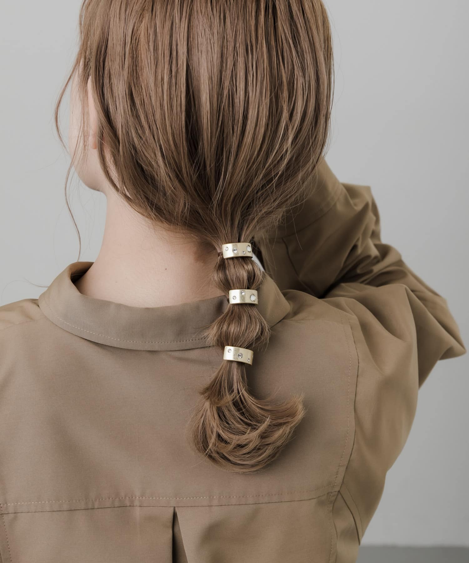 マットメタル3セットヘアカフ GLD -