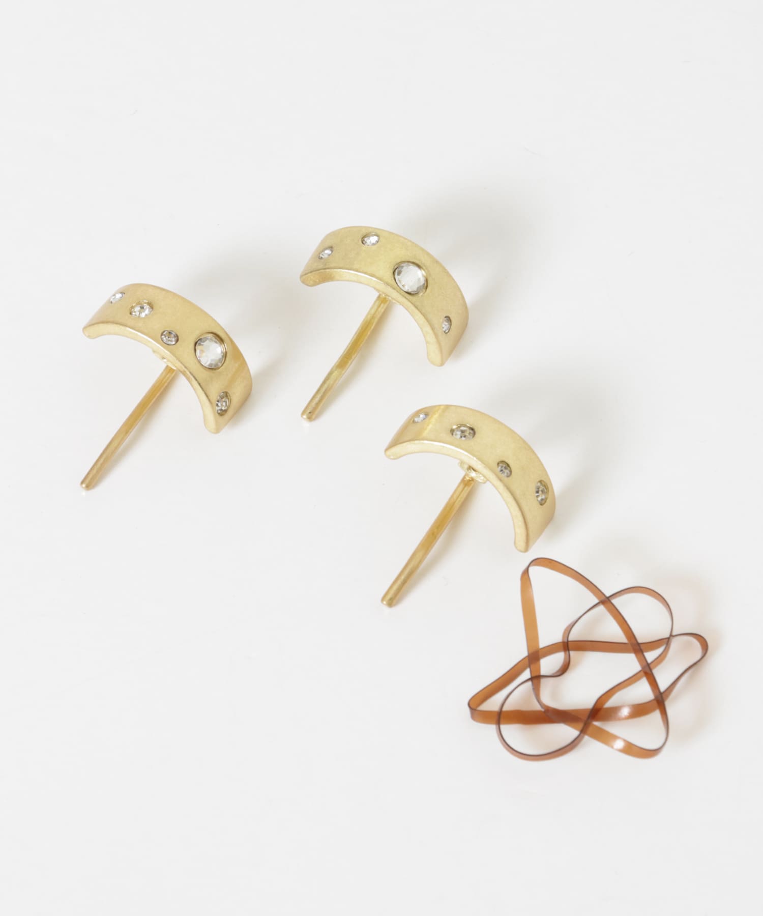 マットメタル3セットヘアカフ GLD -