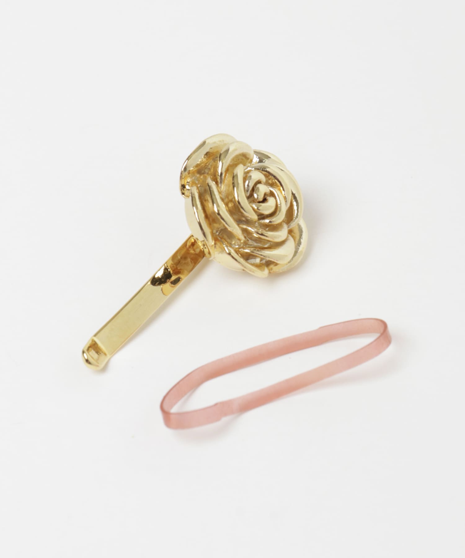 メタルローズモチーフヘアカフ GLD -