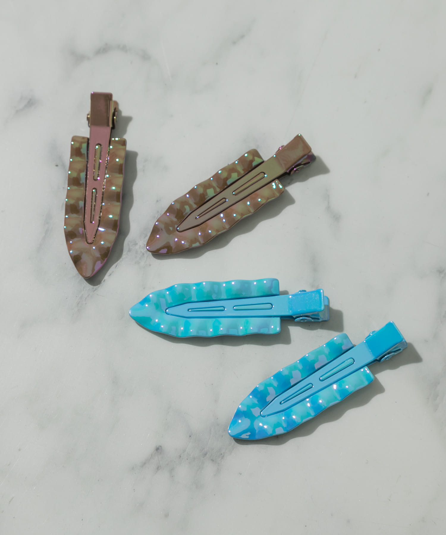 メタル2セットメイクアップピン BLU -