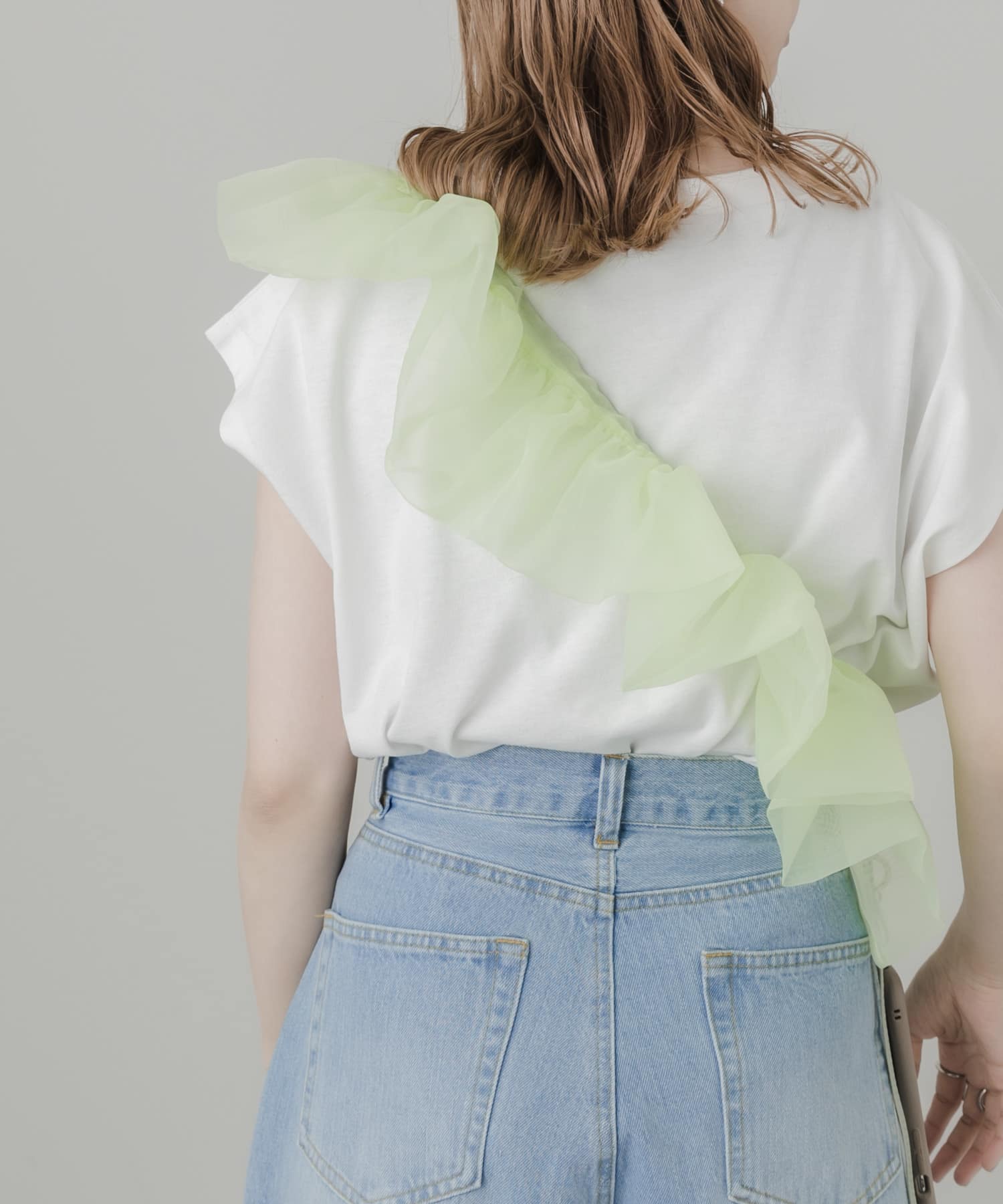 オーガンジースマホショルダー MNT -