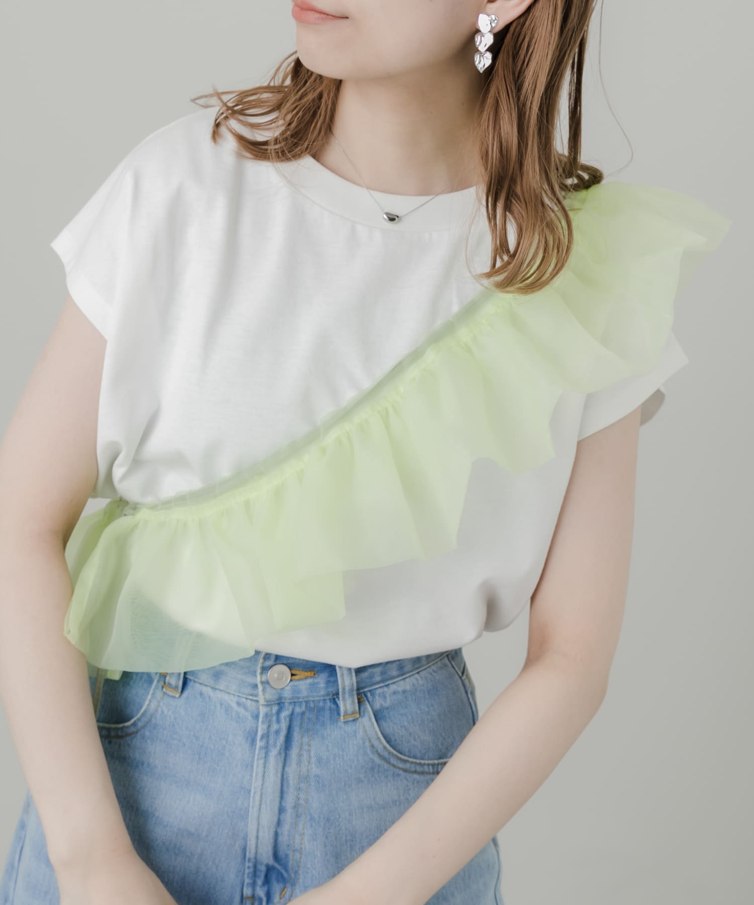 オーガンジースマホショルダー MNT -