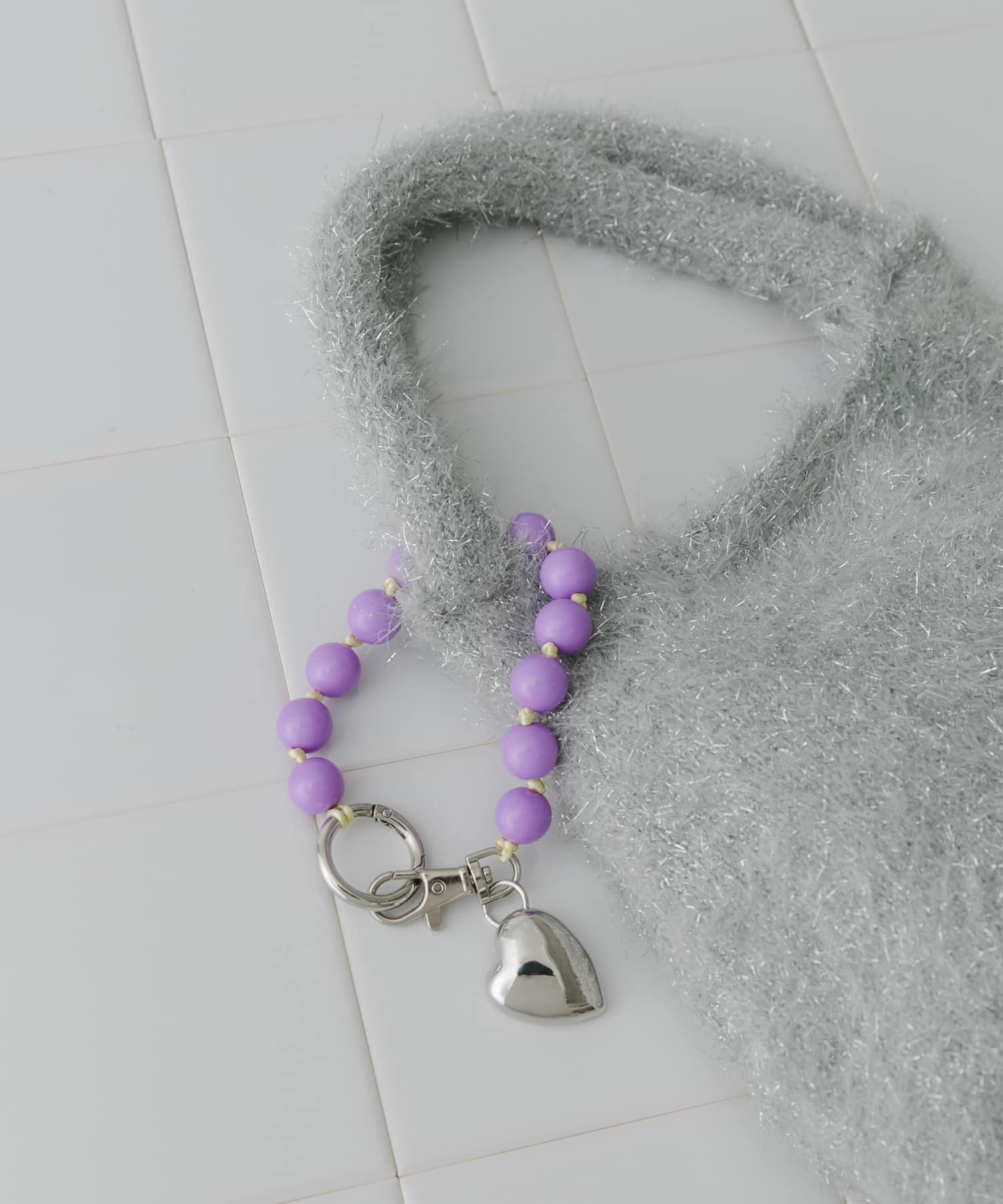 カラーボールミニミラーキーチェーン LVD -