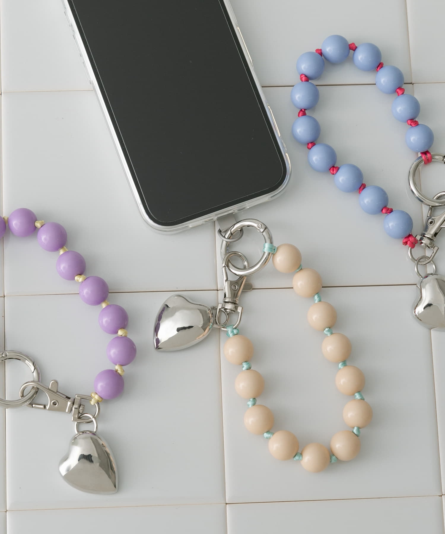 カラーボールミニミラーキーチェーン LVD -