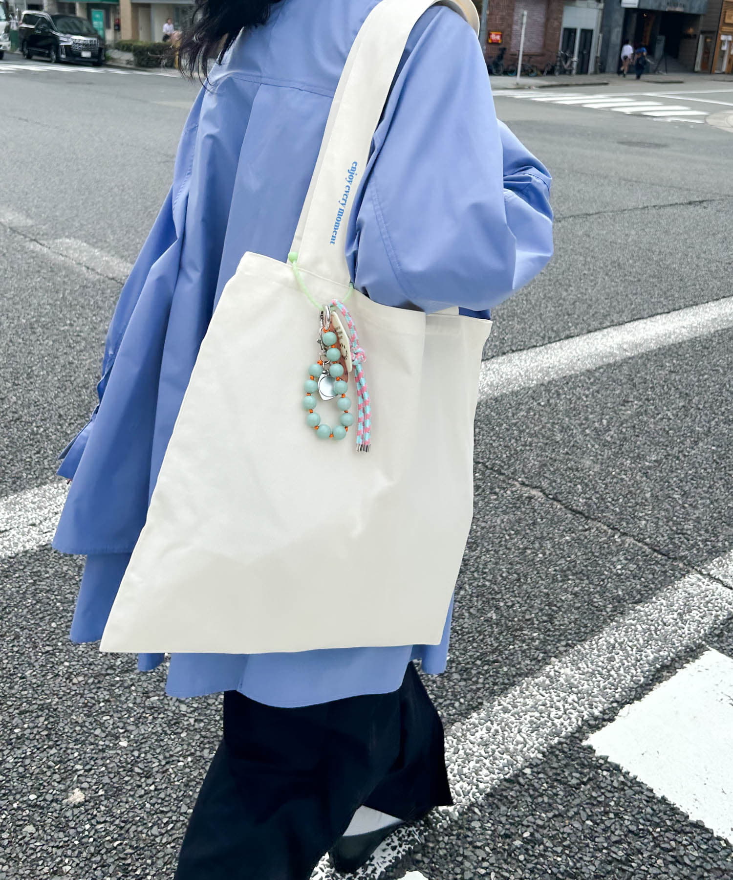 カラフルチャームシリコンキーチェーン GRN -