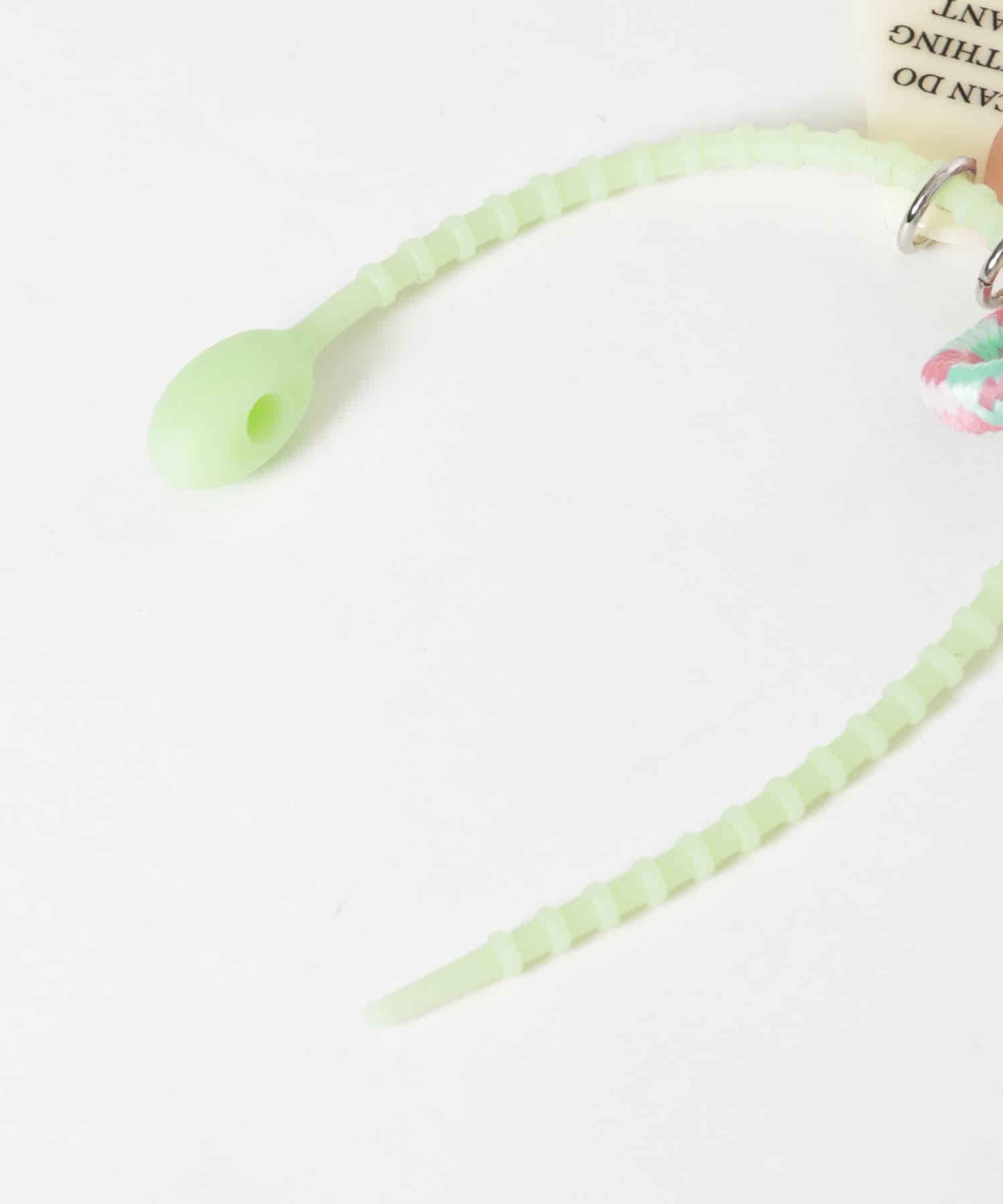 カラフルチャームシリコンキーチェーン GRN -