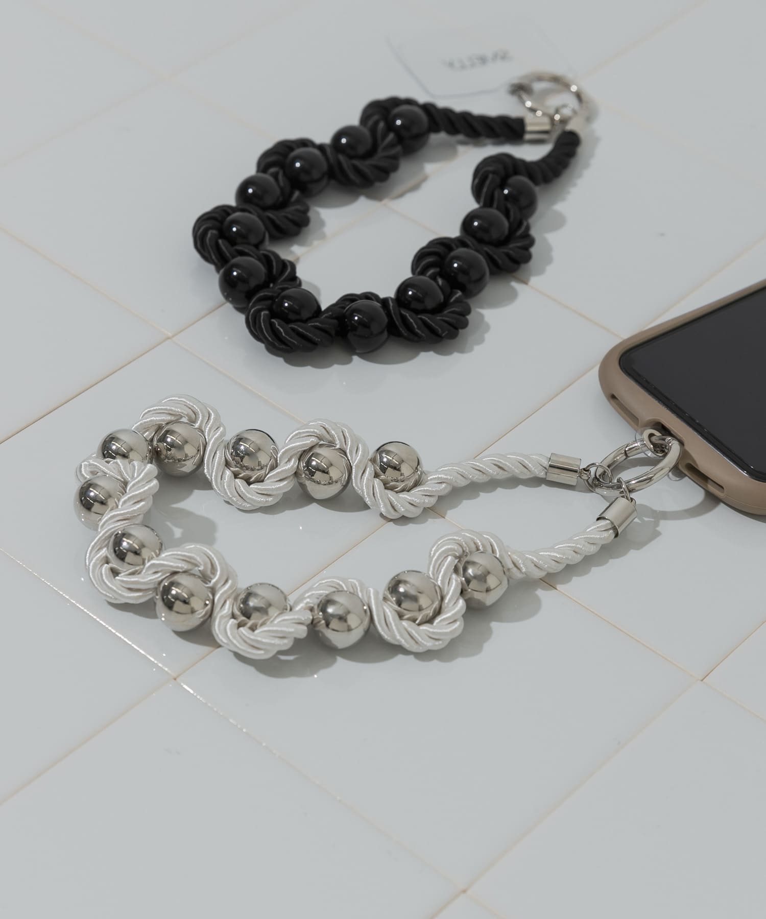 ツイストロープボールハンドストラップ SLV -