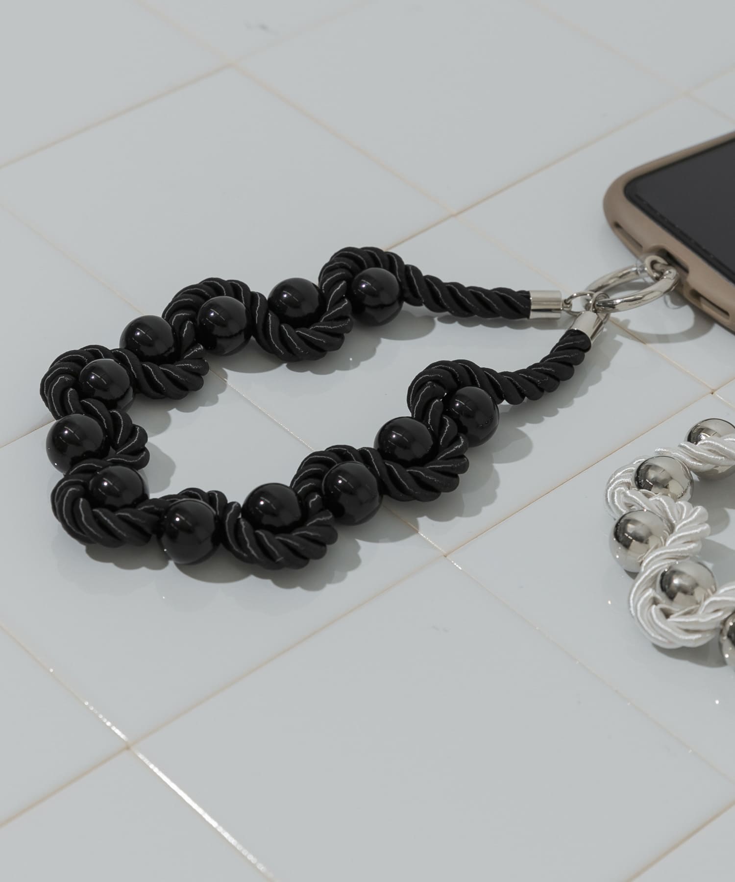 ツイストロープボールハンドストラップ BLK -