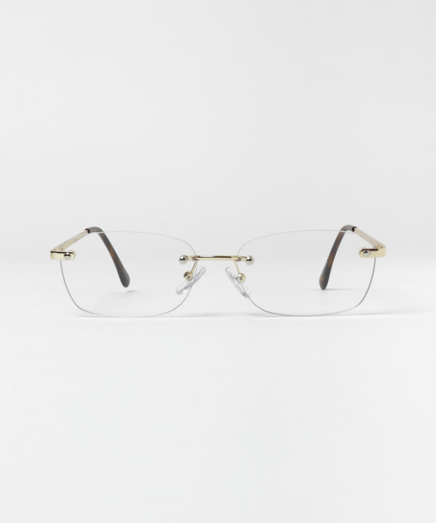 リムレスダテメガネ GLD -