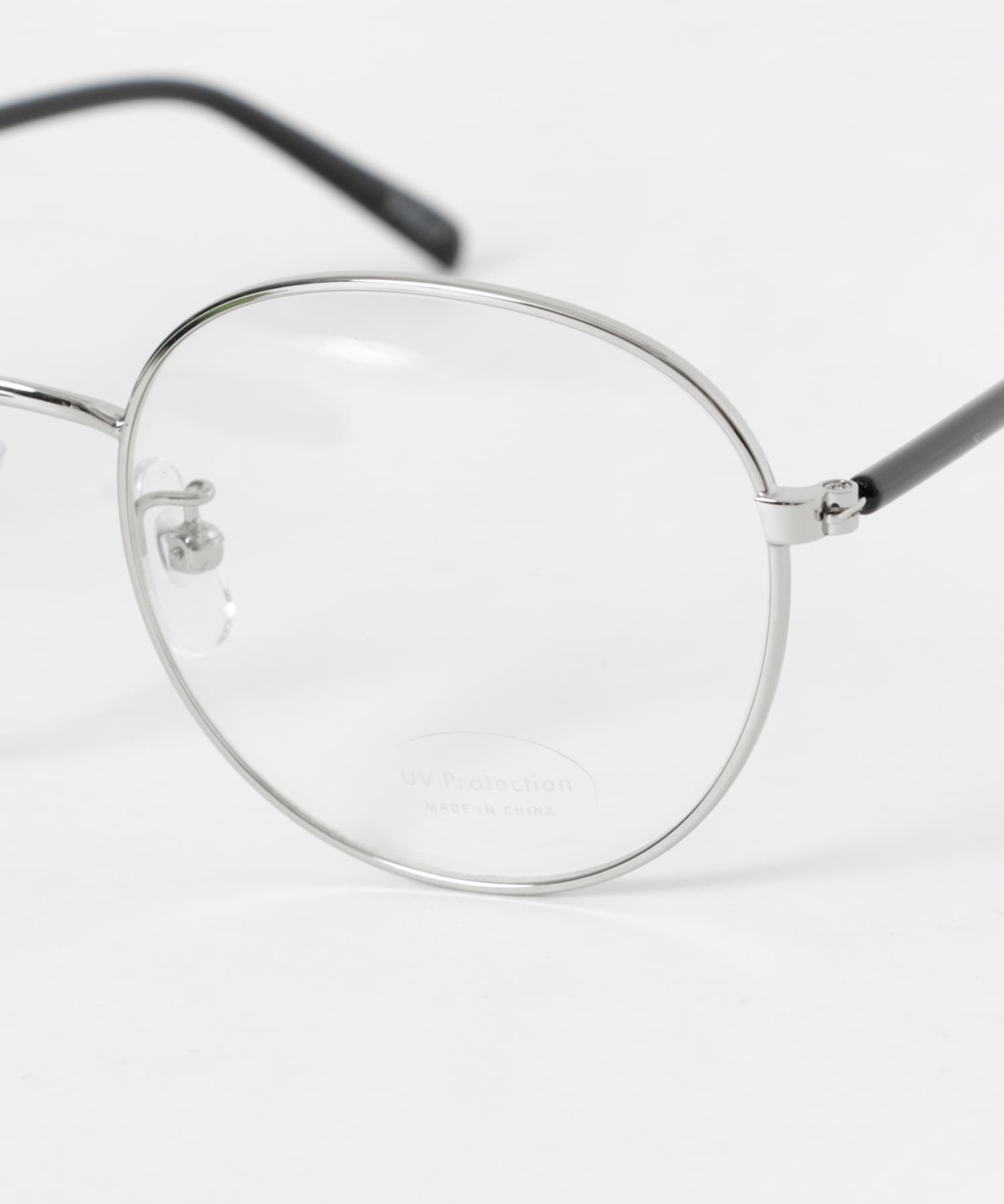シンプルボストンダテメガネ SLV -