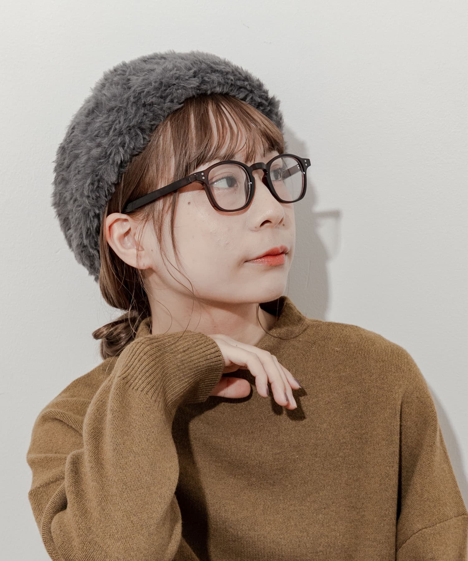ファーニットベレー GRY -