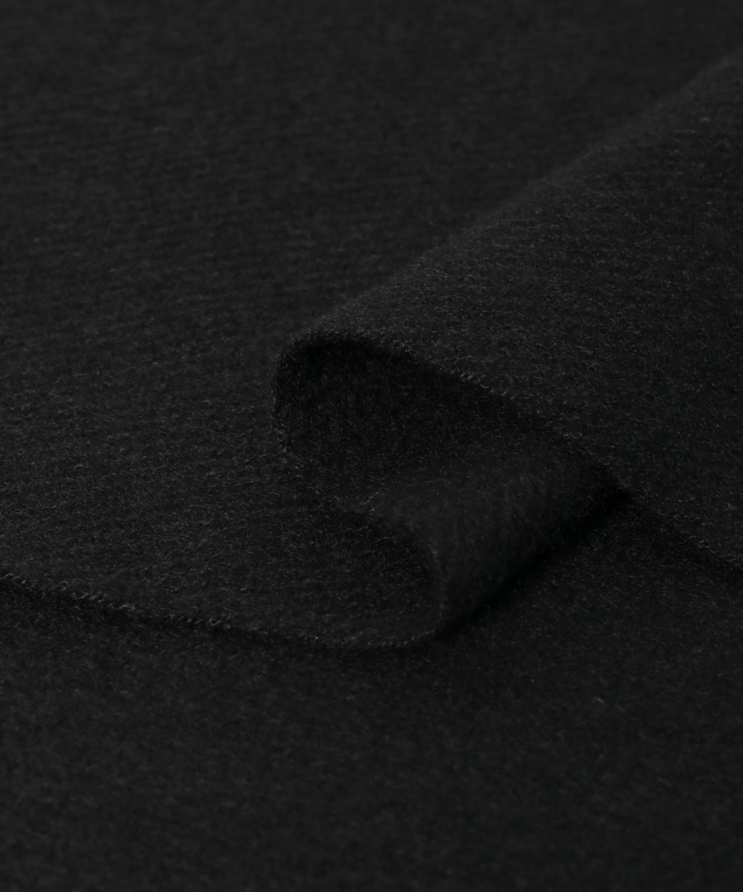 ムジシンプルカラーマフラー BLK -