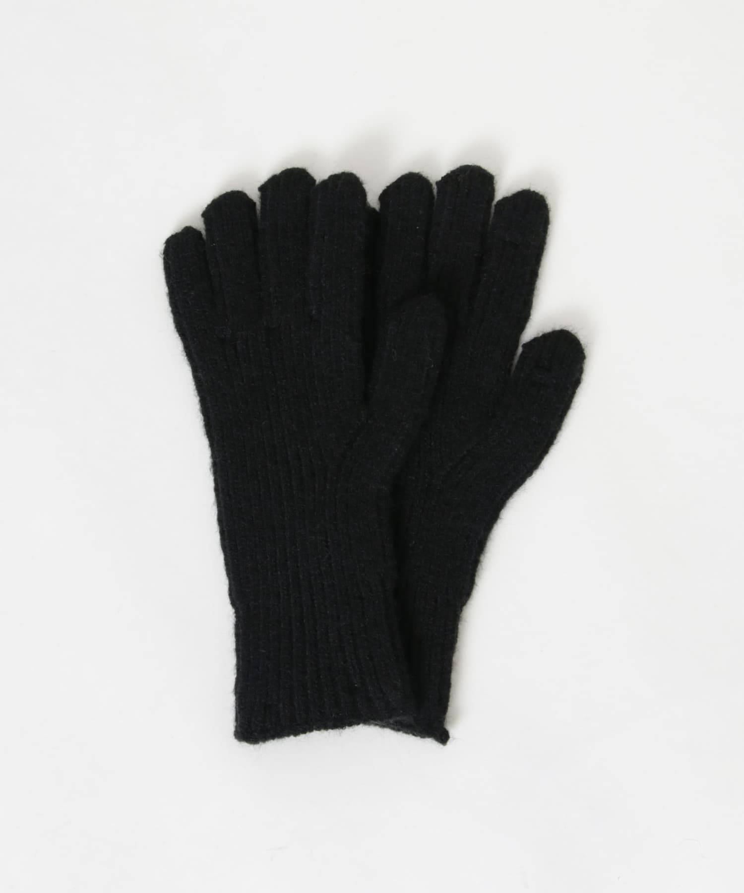 ホールタッチニットグローブ BLK -
