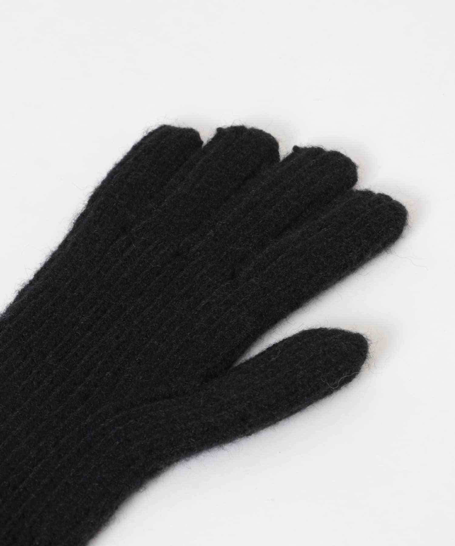 ホールタッチニットグローブ BLK -
