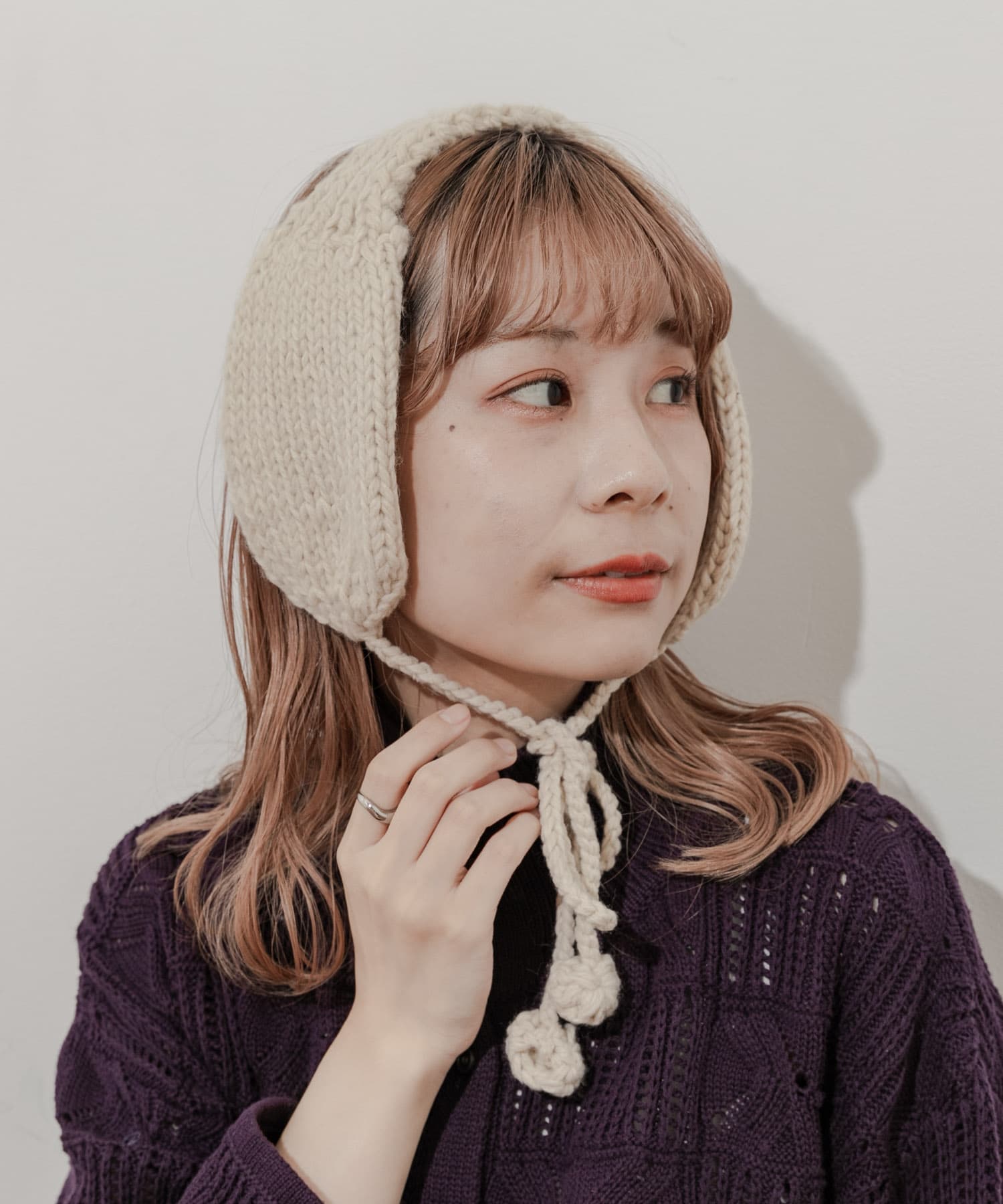 ニットイヤーマフ IVO -