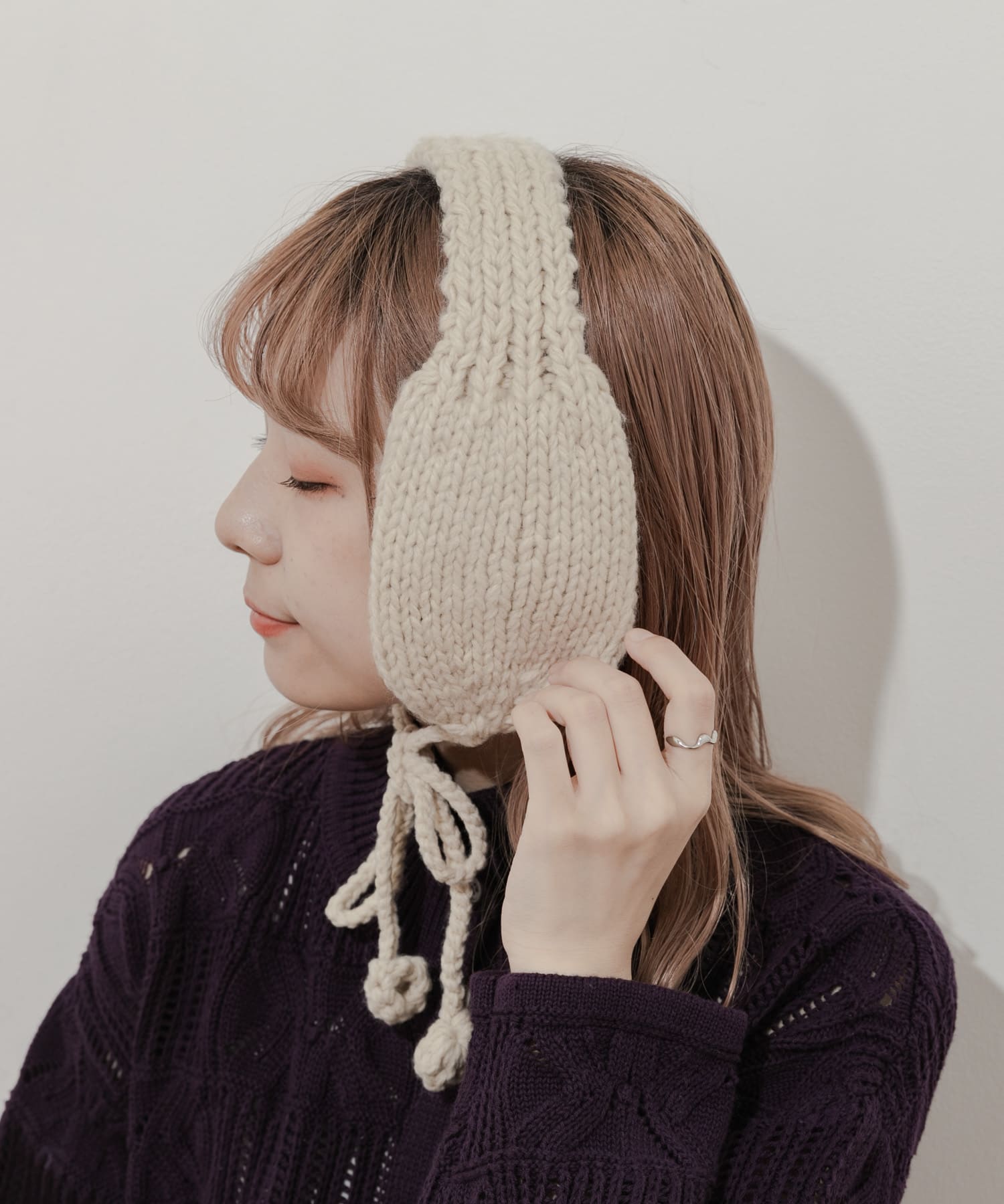ニットイヤーマフ IVO -