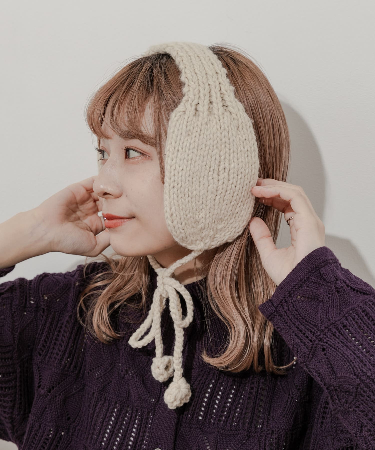 ニットイヤーマフ IVO -