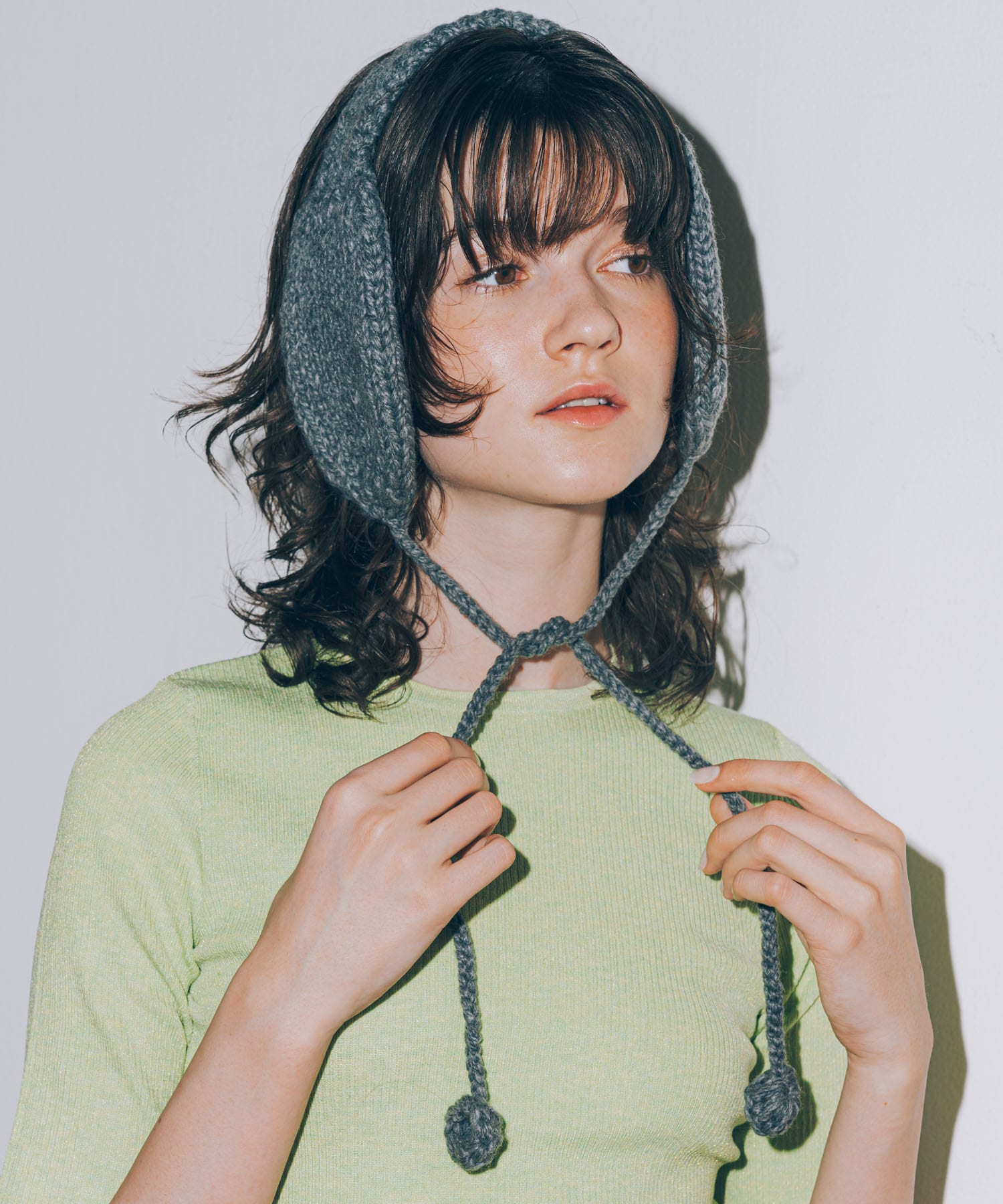 ニットイヤーマフ GRY -