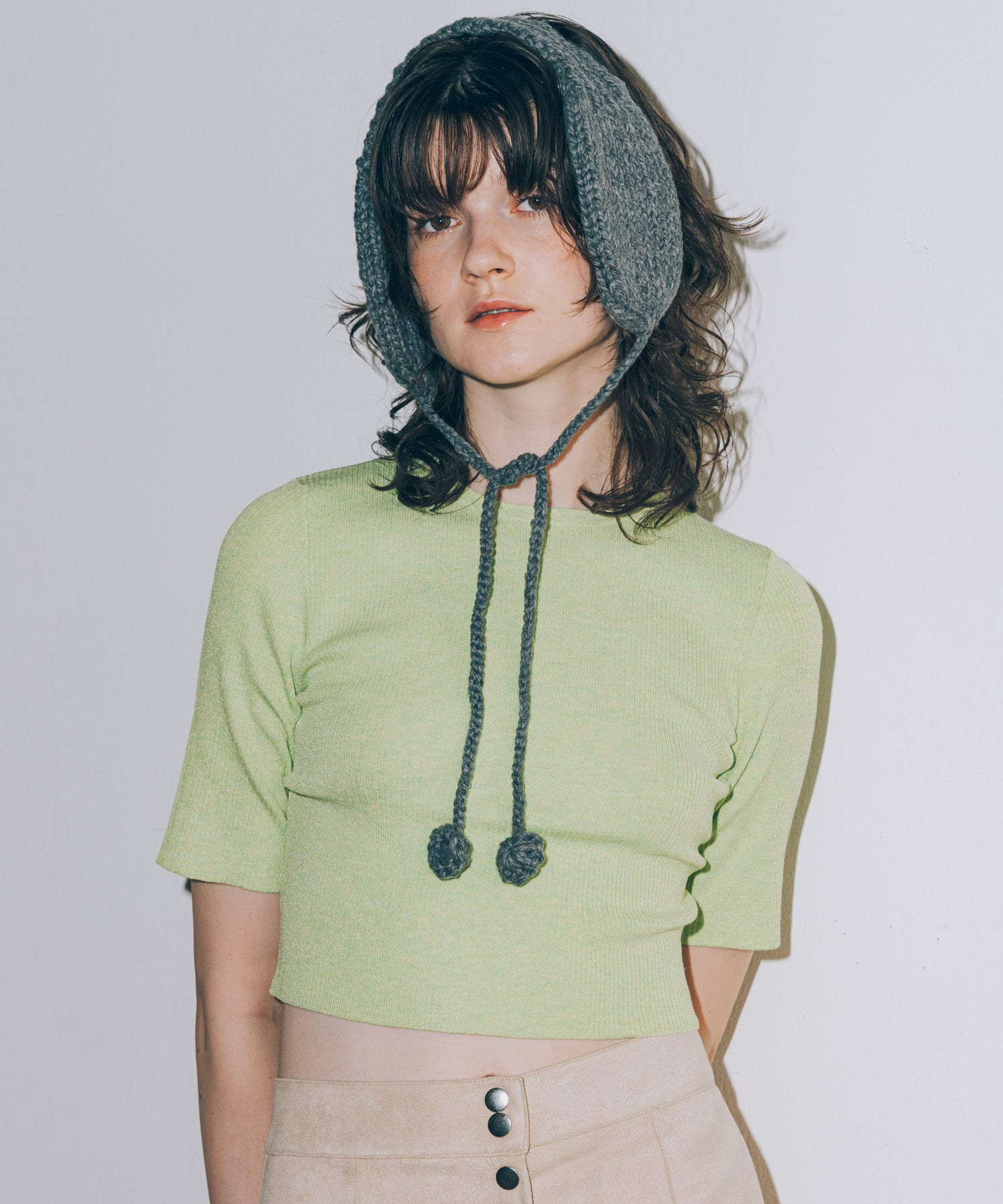 ニットイヤーマフ GRY -