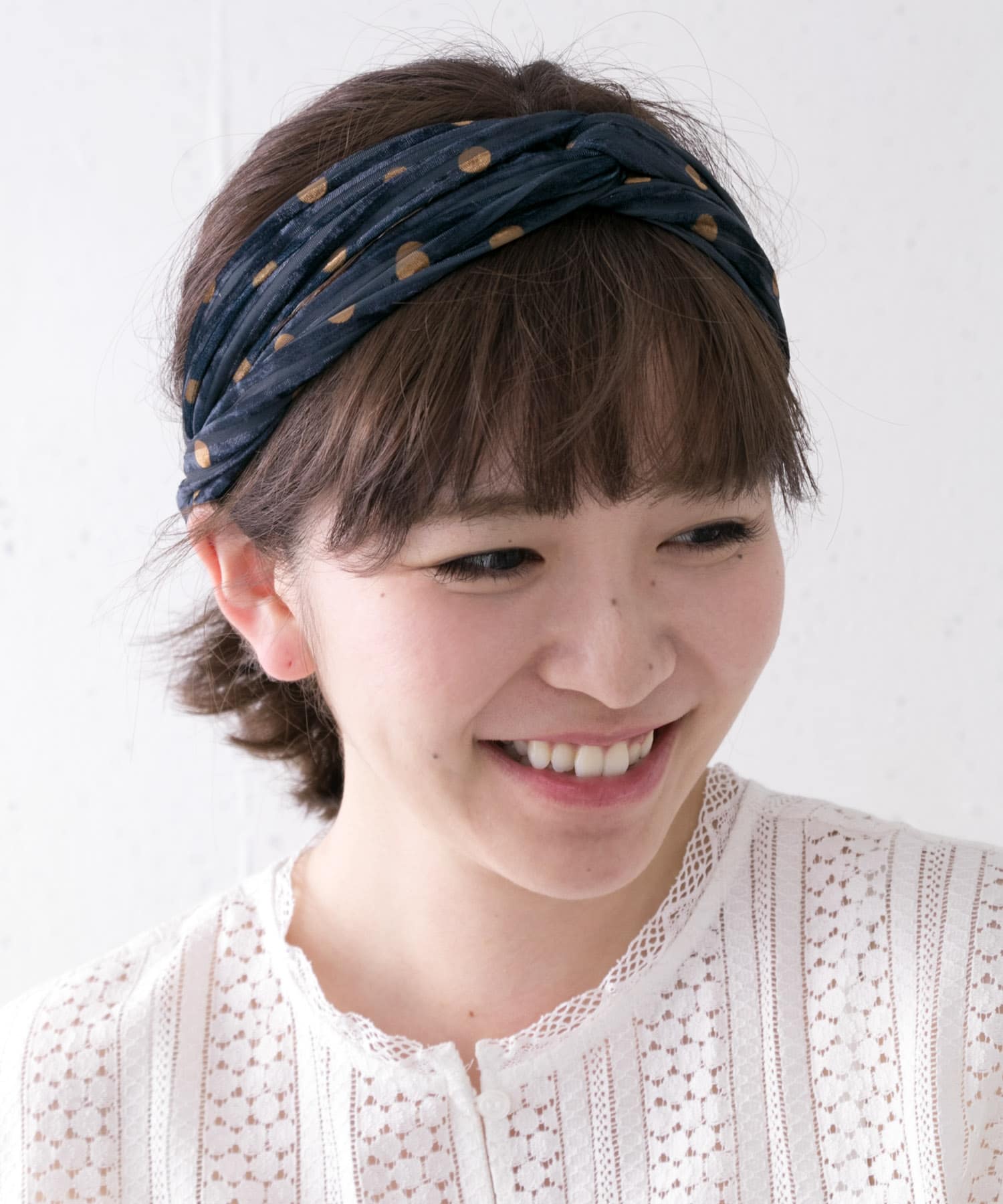 ドットベロアターバン∴ NVY -