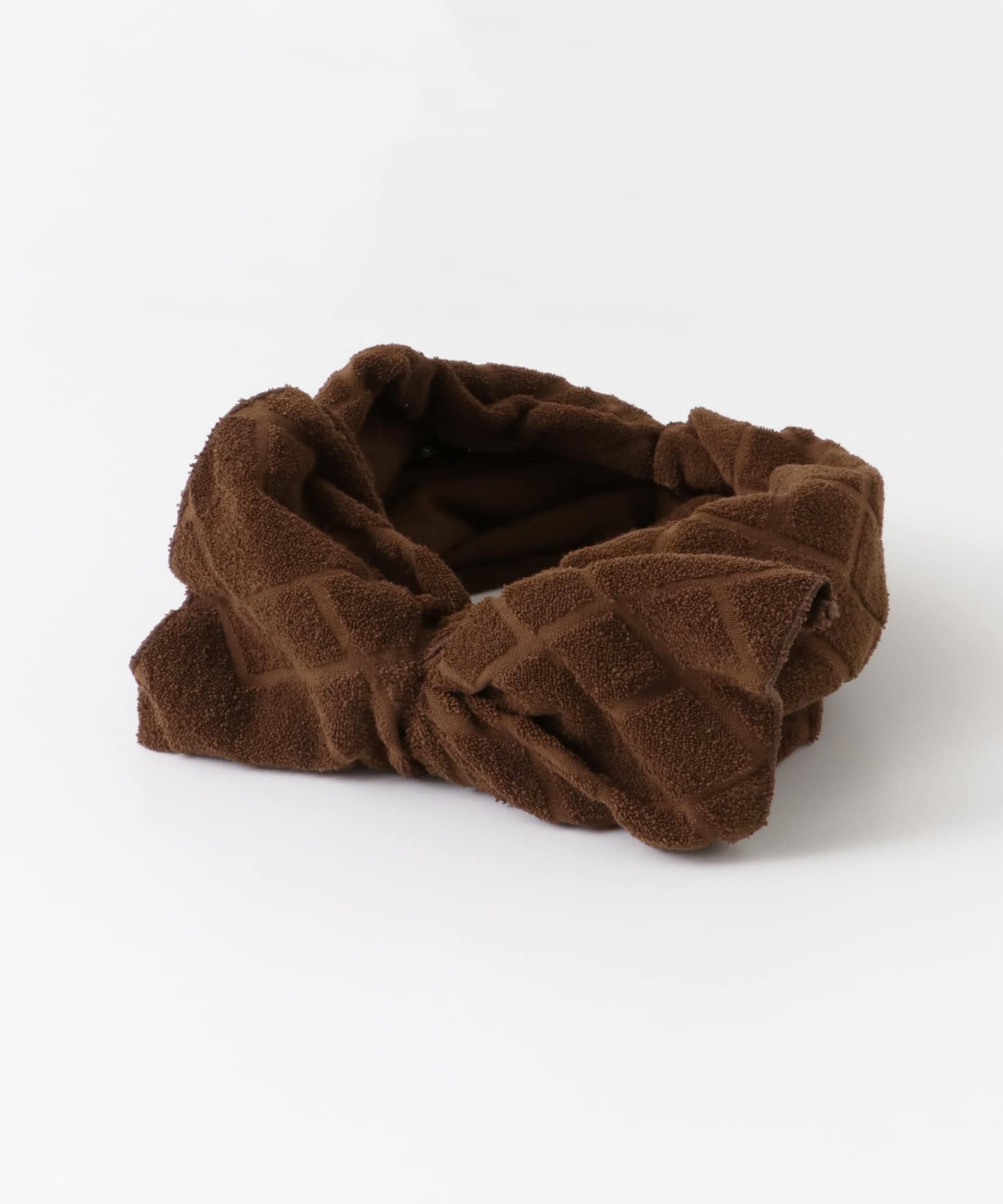 ボリュームガラパイルターバン∴ BRN -