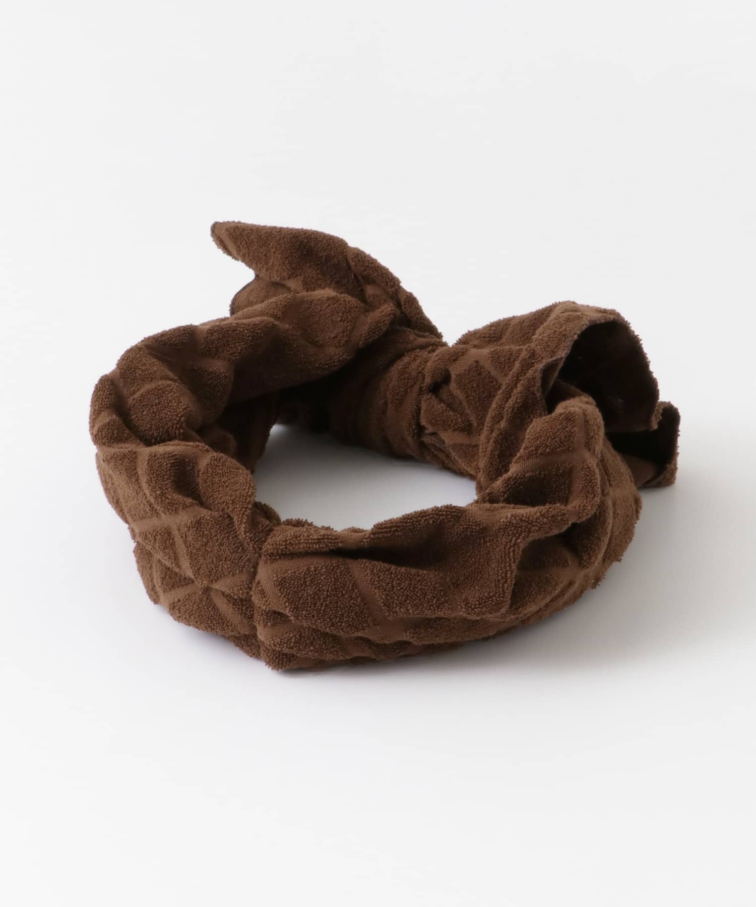 ボリュームガラパイルターバン∴ BRN -